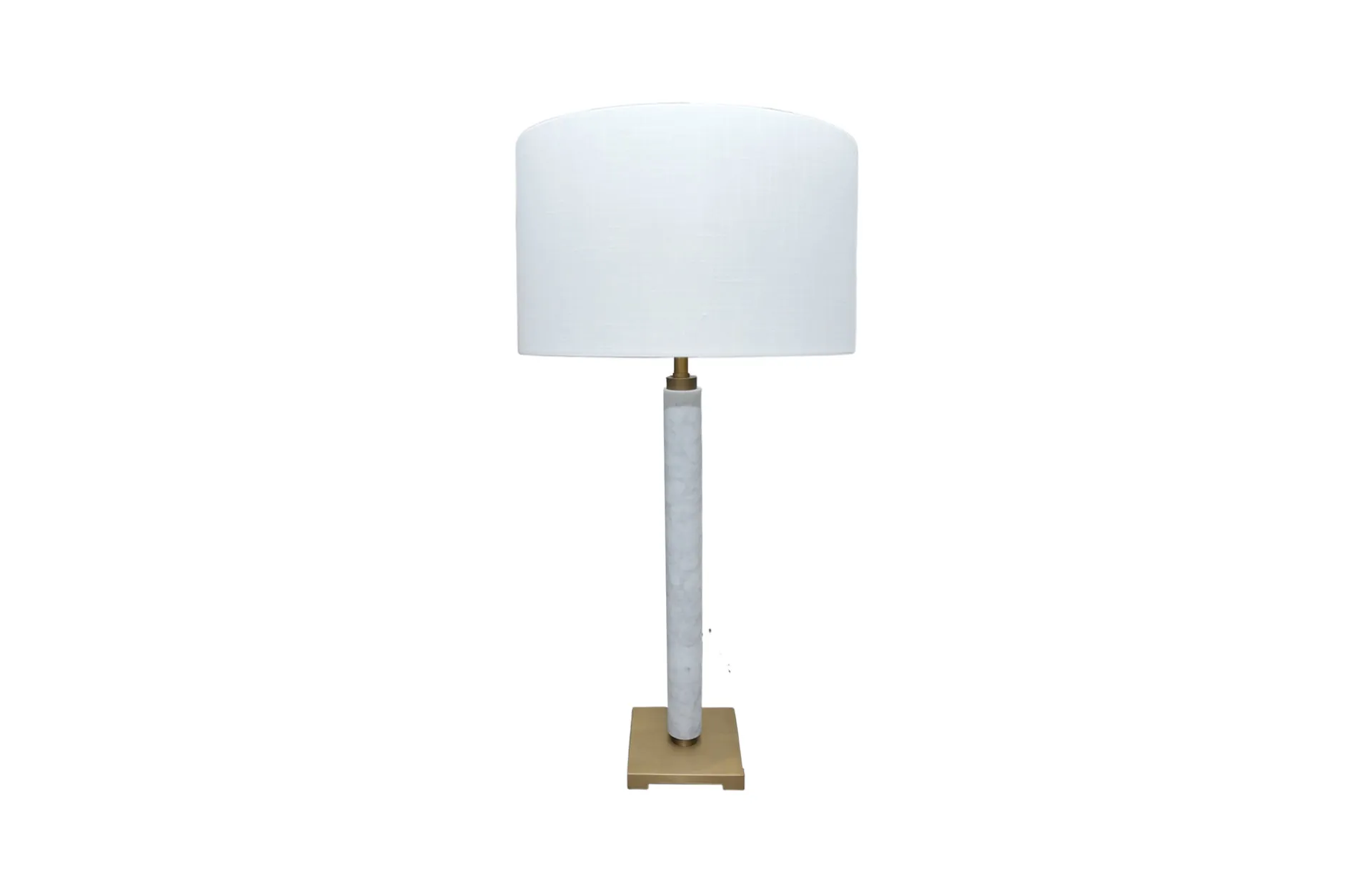 Home Decor HB 3231 Lamp Accessories Half Matte Brass Bronze Front View
