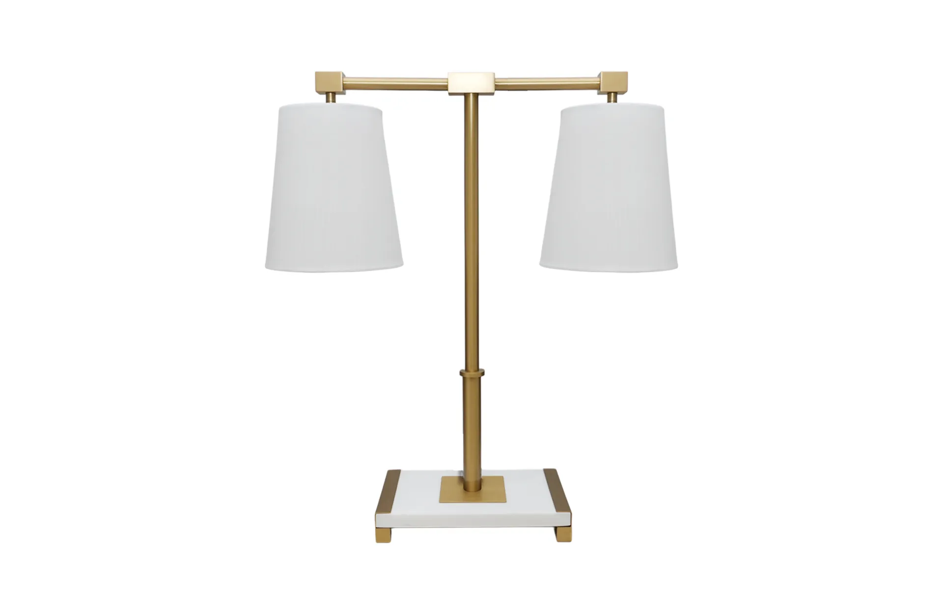 Home Decor HB 3291 Lamp Accessories Half Matte Brass Bronze Front View