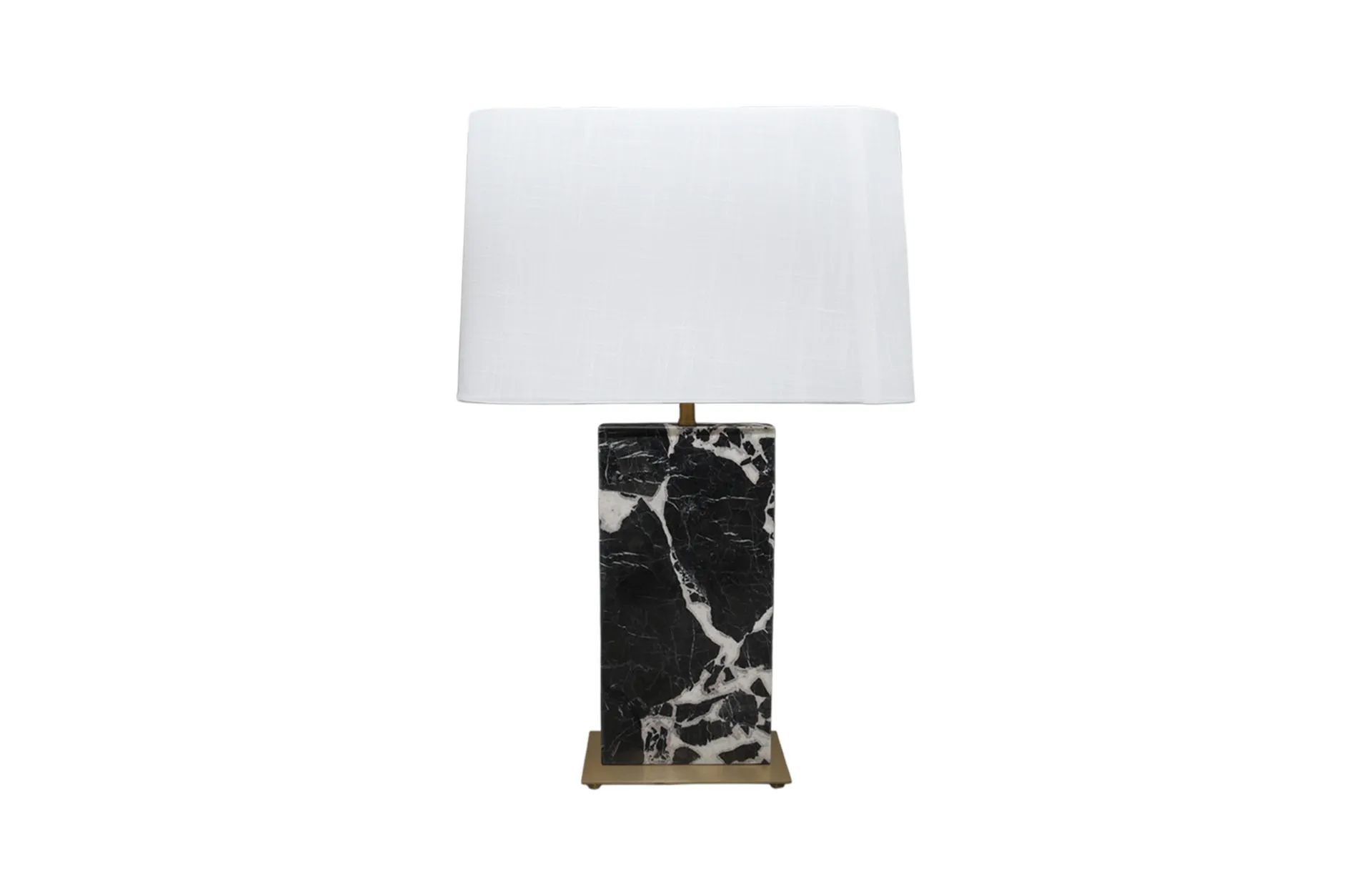 Home Decor HB 3590 Lamp Accessories Half Matte Brass Bronze Front View