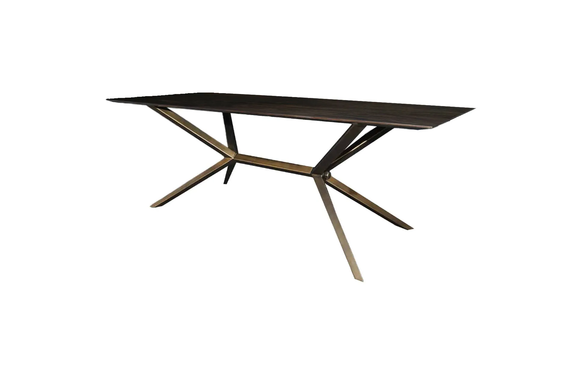 Home Decor MU-078-003 Spider Leg Dining Table 2200 SIde View