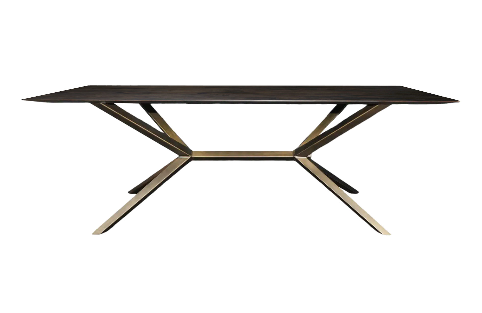 Home Decor MU-078-003 Spider Leg Dining Table 2200 Side View