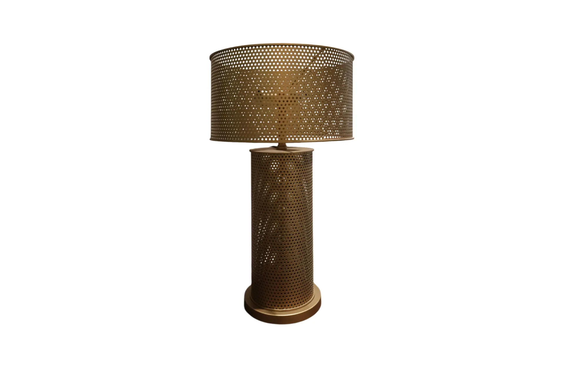 Home Decor Table Lamp T3345-4PG Front View