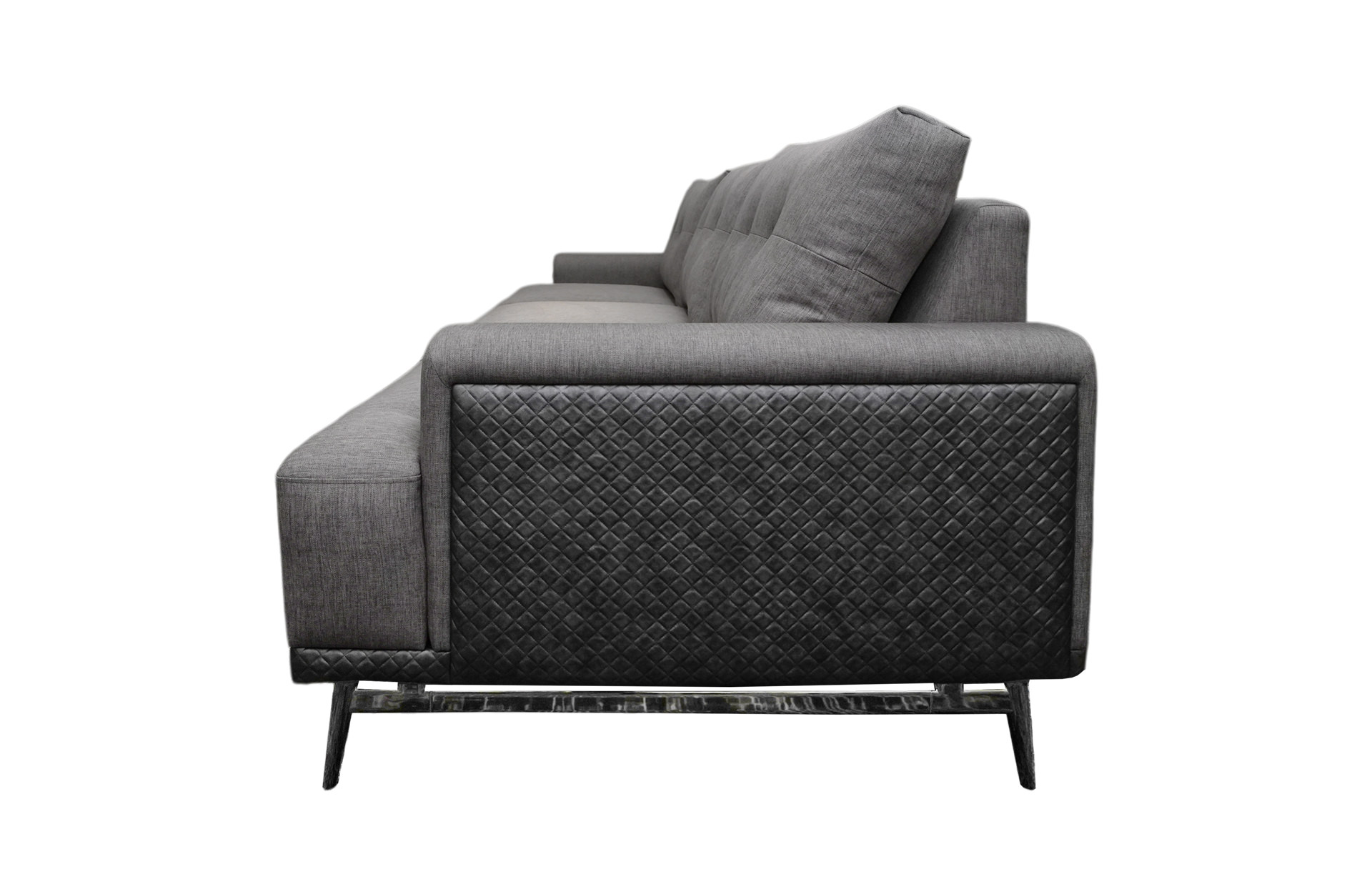 Home Decor Tenaya Sofa TU 24 Taupe Side View