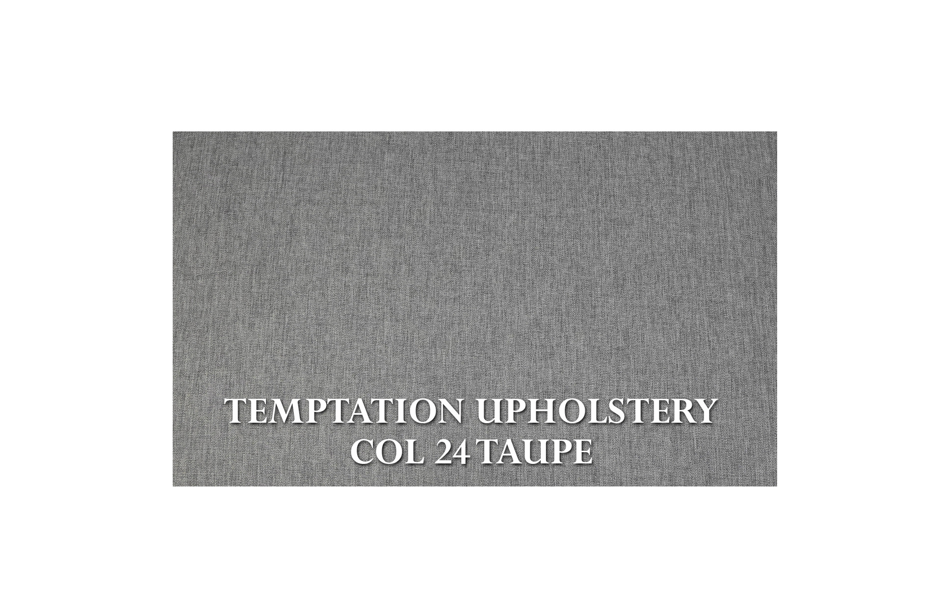 Home Decor Tenaya Sofa TU 24 Taupe Fabric View TEMPTATION UPHOLSTERY COL 24 TAUPE