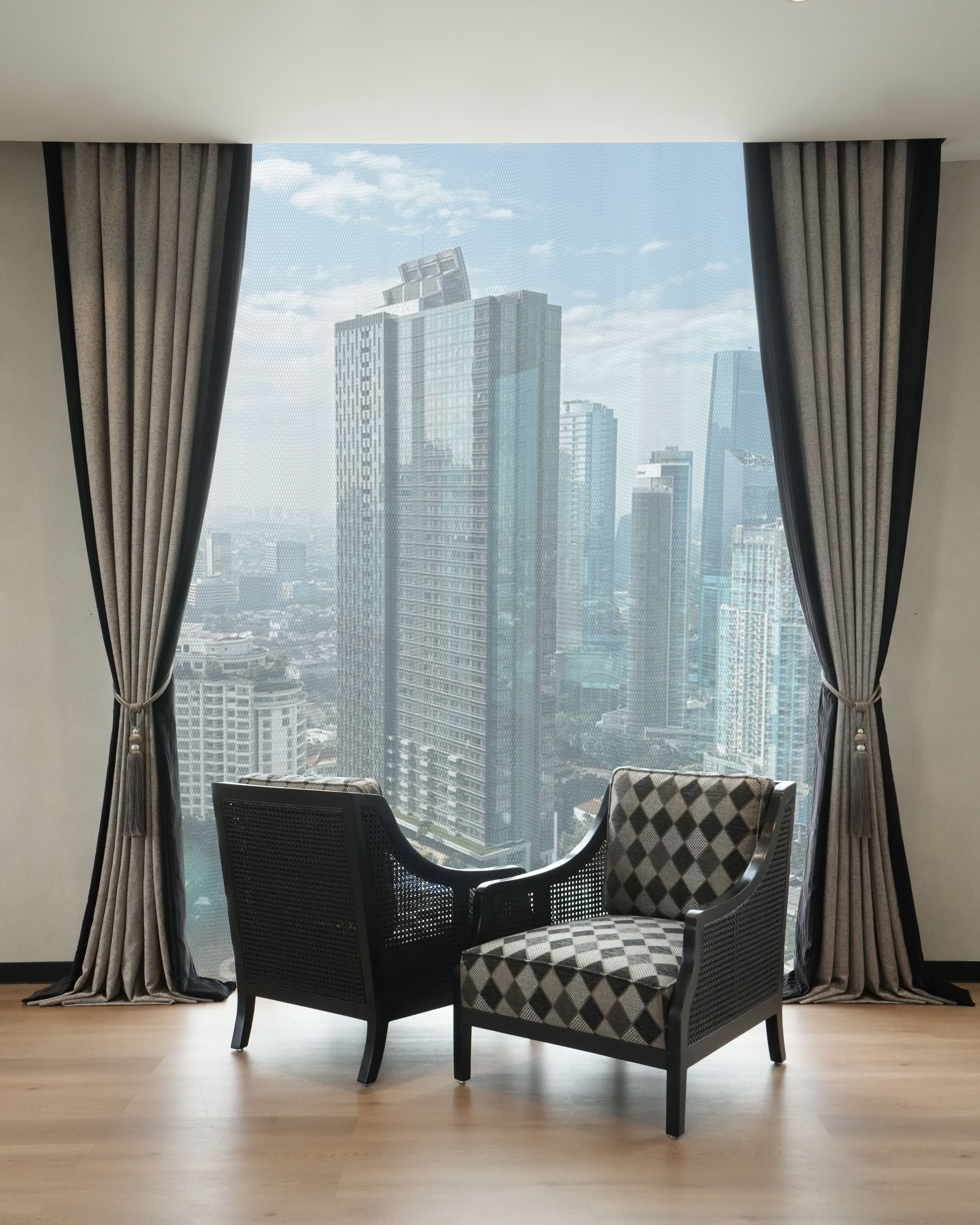 Dark shade curtains