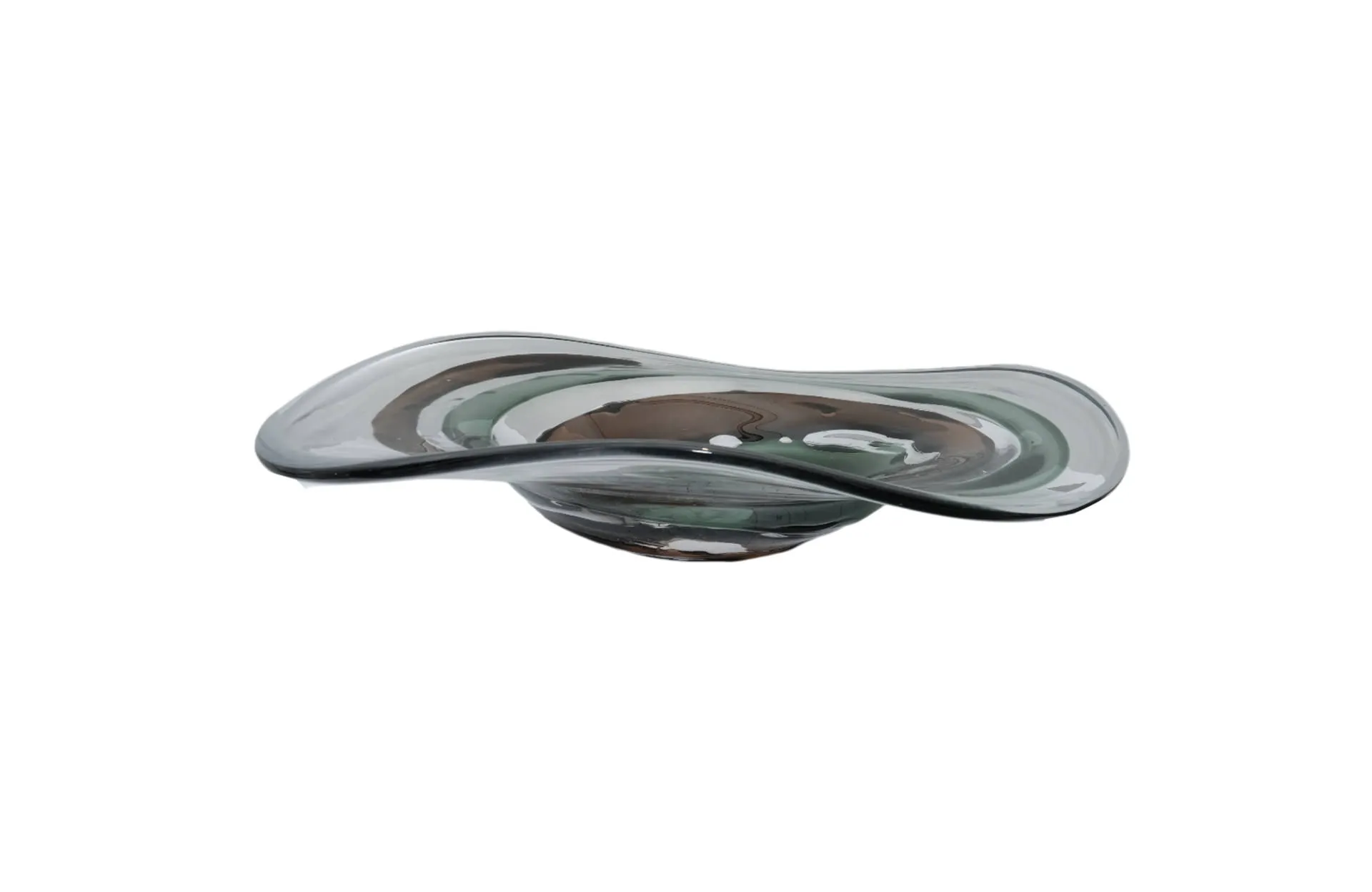 Home Decor FB-E25015 Green Coffee Plate Side View
