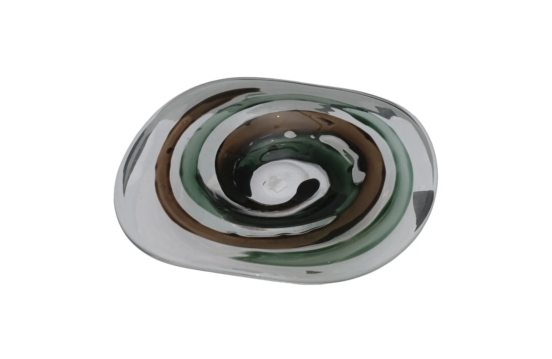 Home Decor FB-E25015 Green Coffee Plate Top View