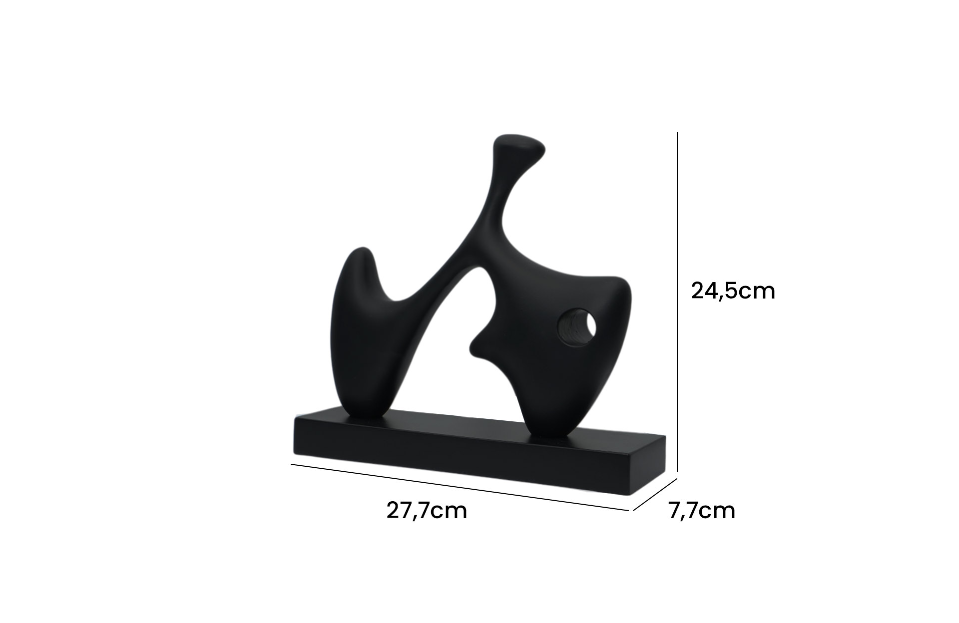 Home Decor FC-SZ25006 Dancing Shadows Side View Size