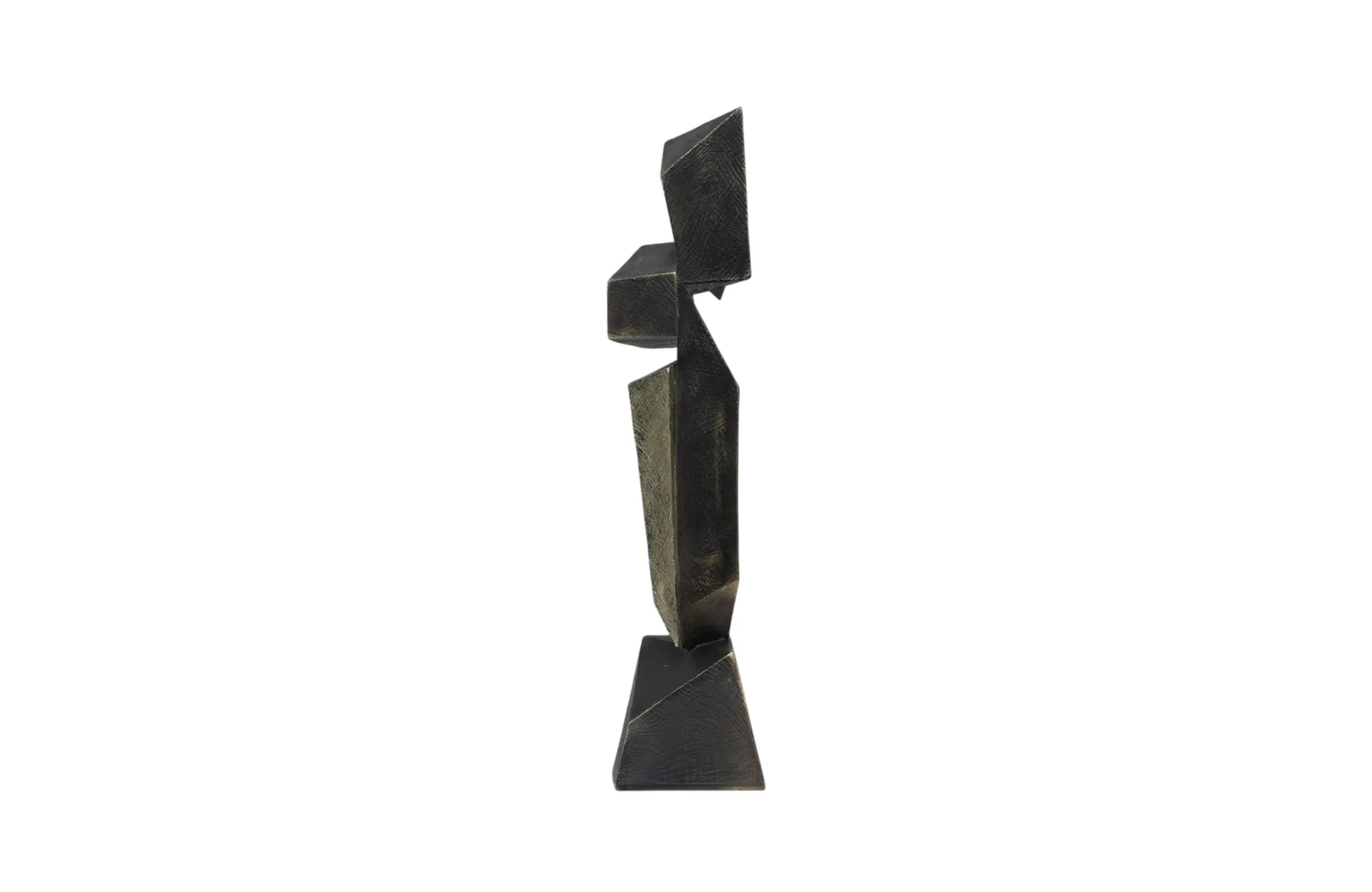 Home Decor FC-SZ25009 Retro Cube Ornament Front View