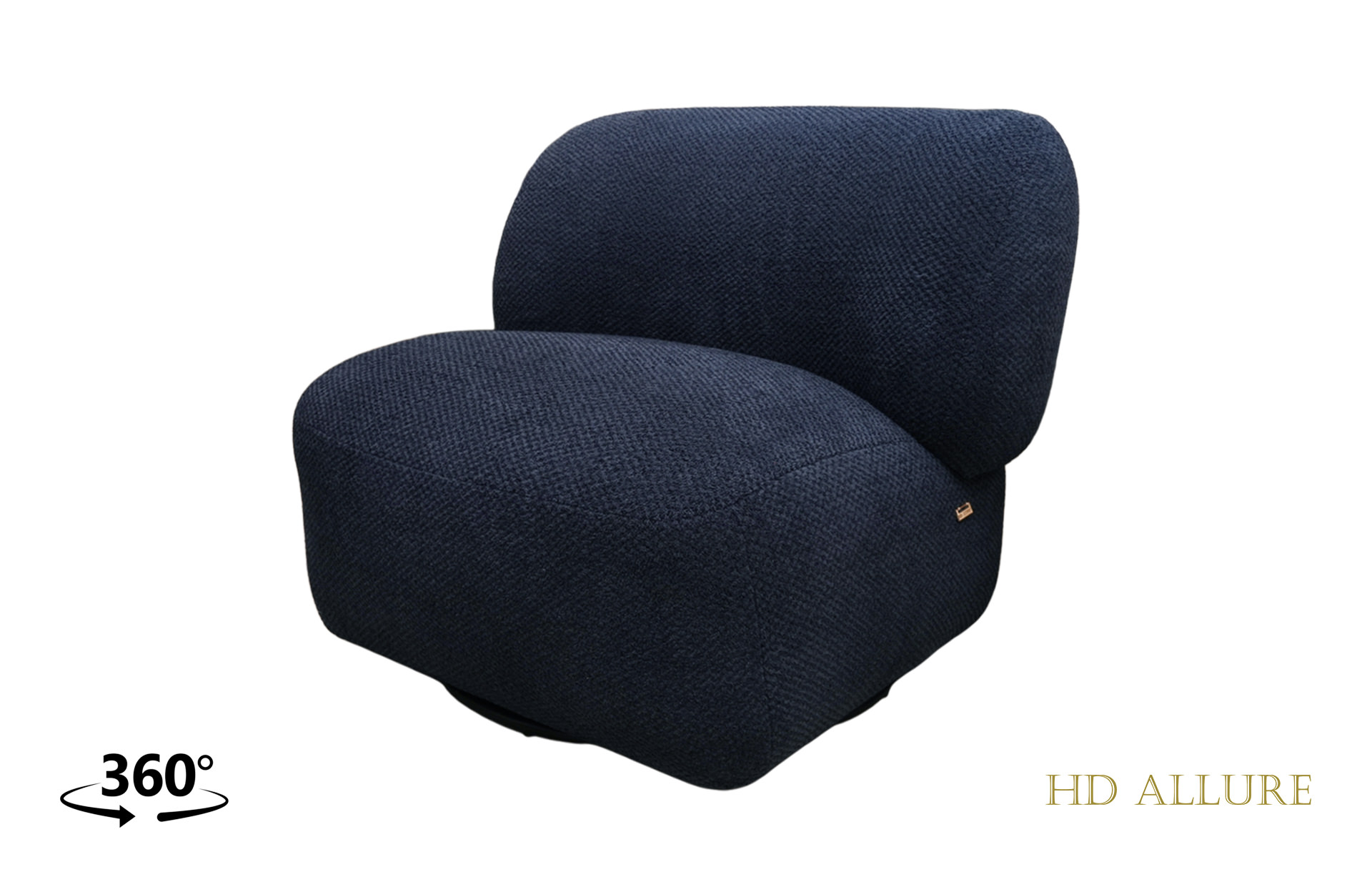 Home Decor Indigo Chair Swivel YSY26 Side View