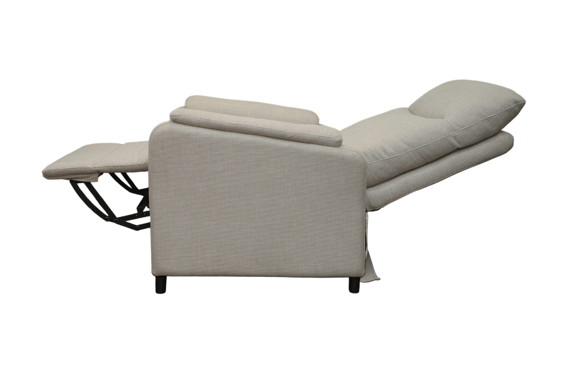Home Decor Logan Recliner Side View