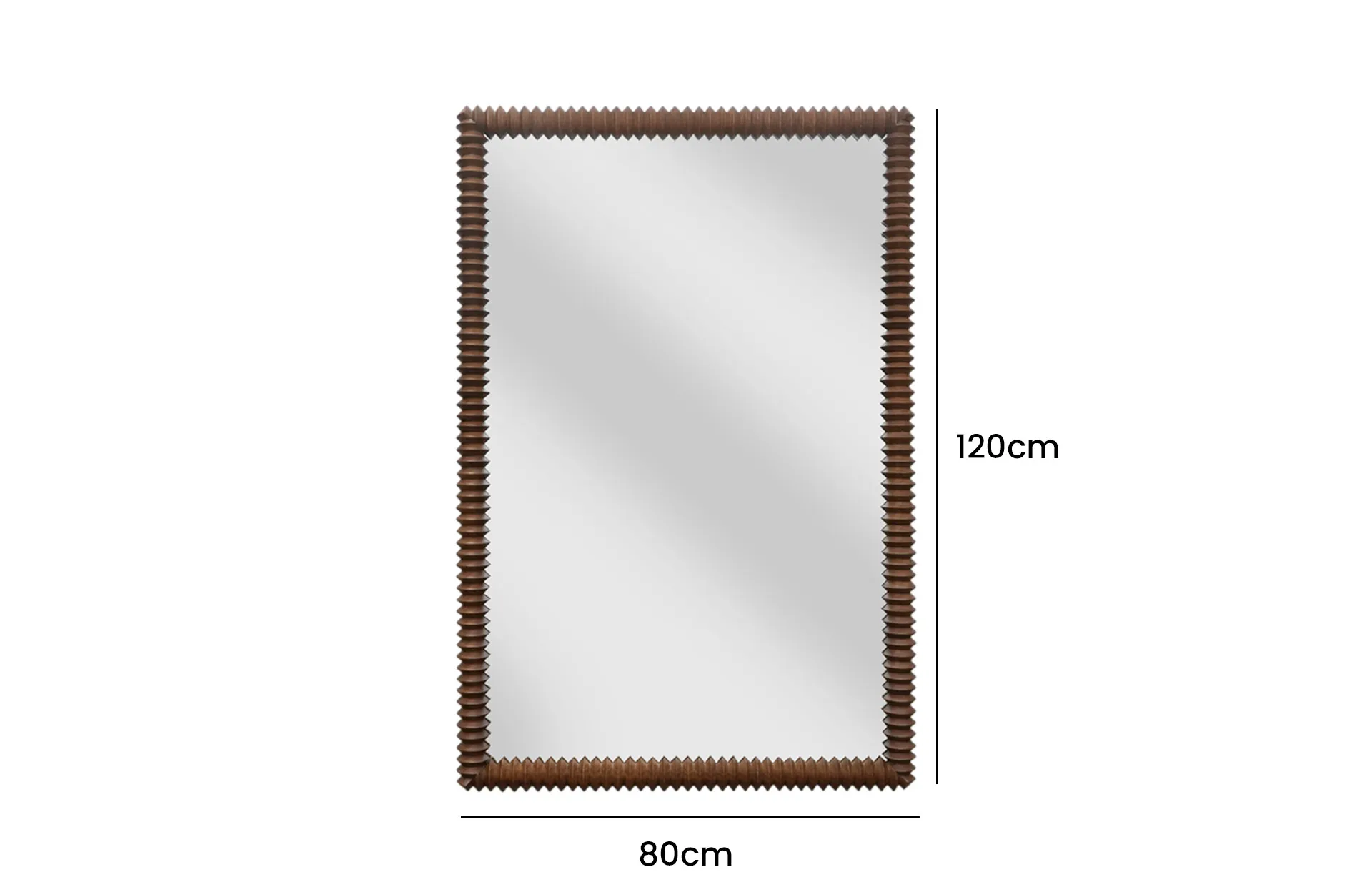 Home Decor Rivera Mirror Large Front View Size