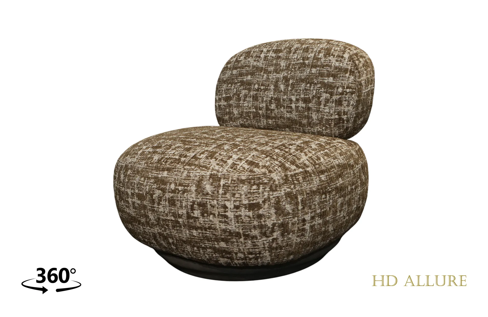 Home Decor Totem Swivel Chair YS190 Side View