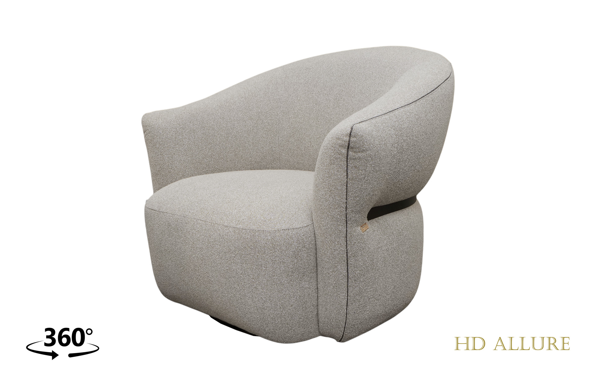 Home Decor Witt Swivel Armchair -B Side View