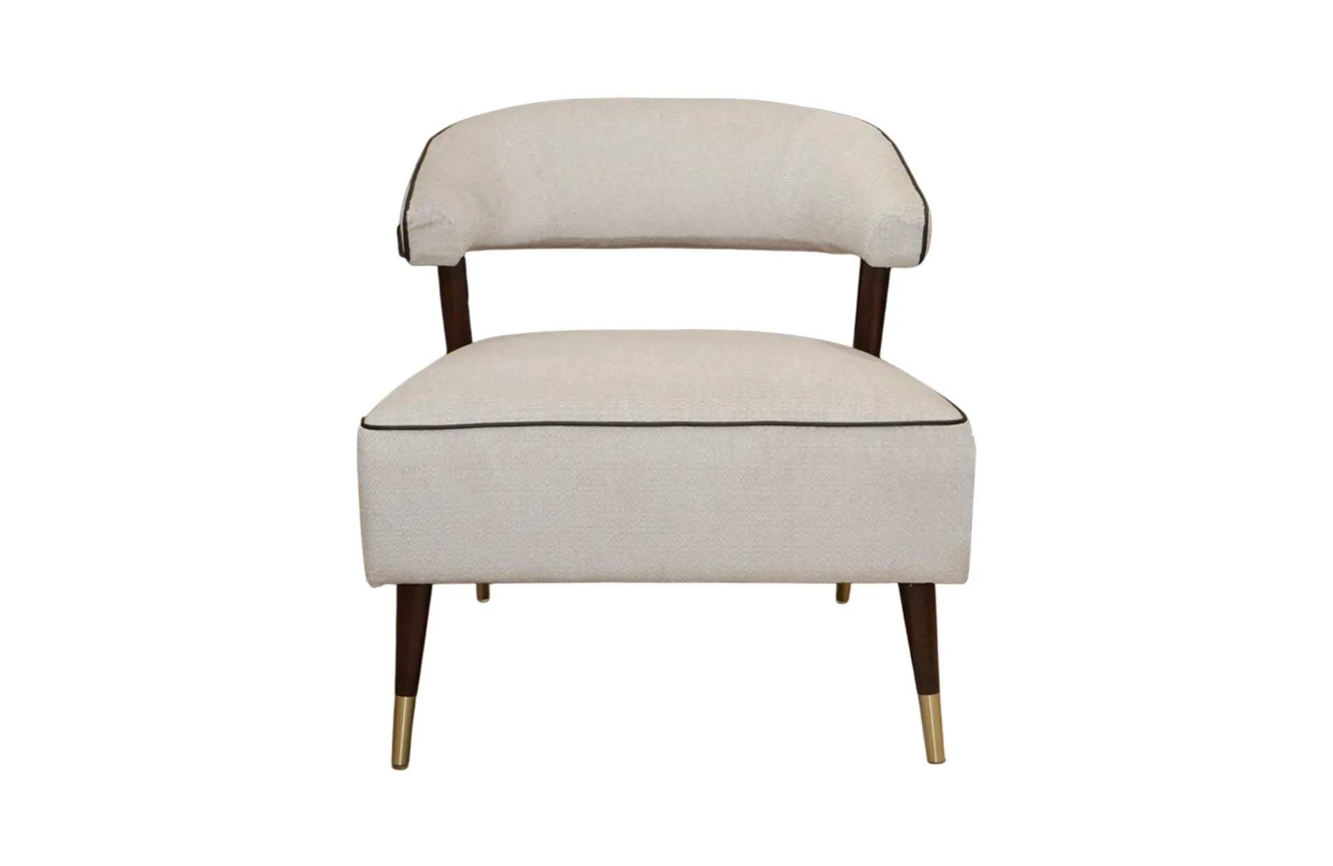 Home Decor Xinbo Armchair P 07 Oyster Front View