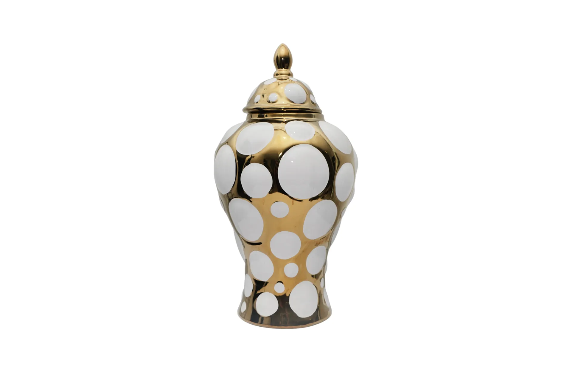 Home Decor Ceramic Decorate Jar V Design 18 Front View