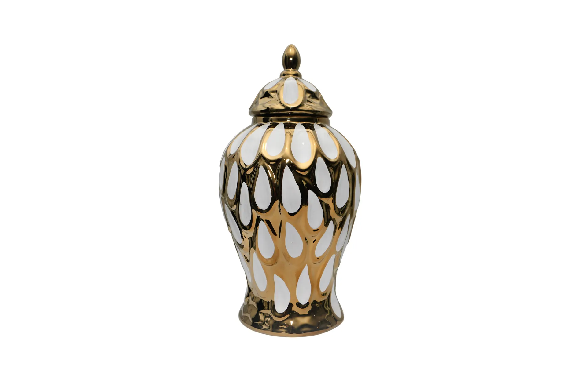 Home Decor Ceramic Decorate Jar V Design 19 Front View