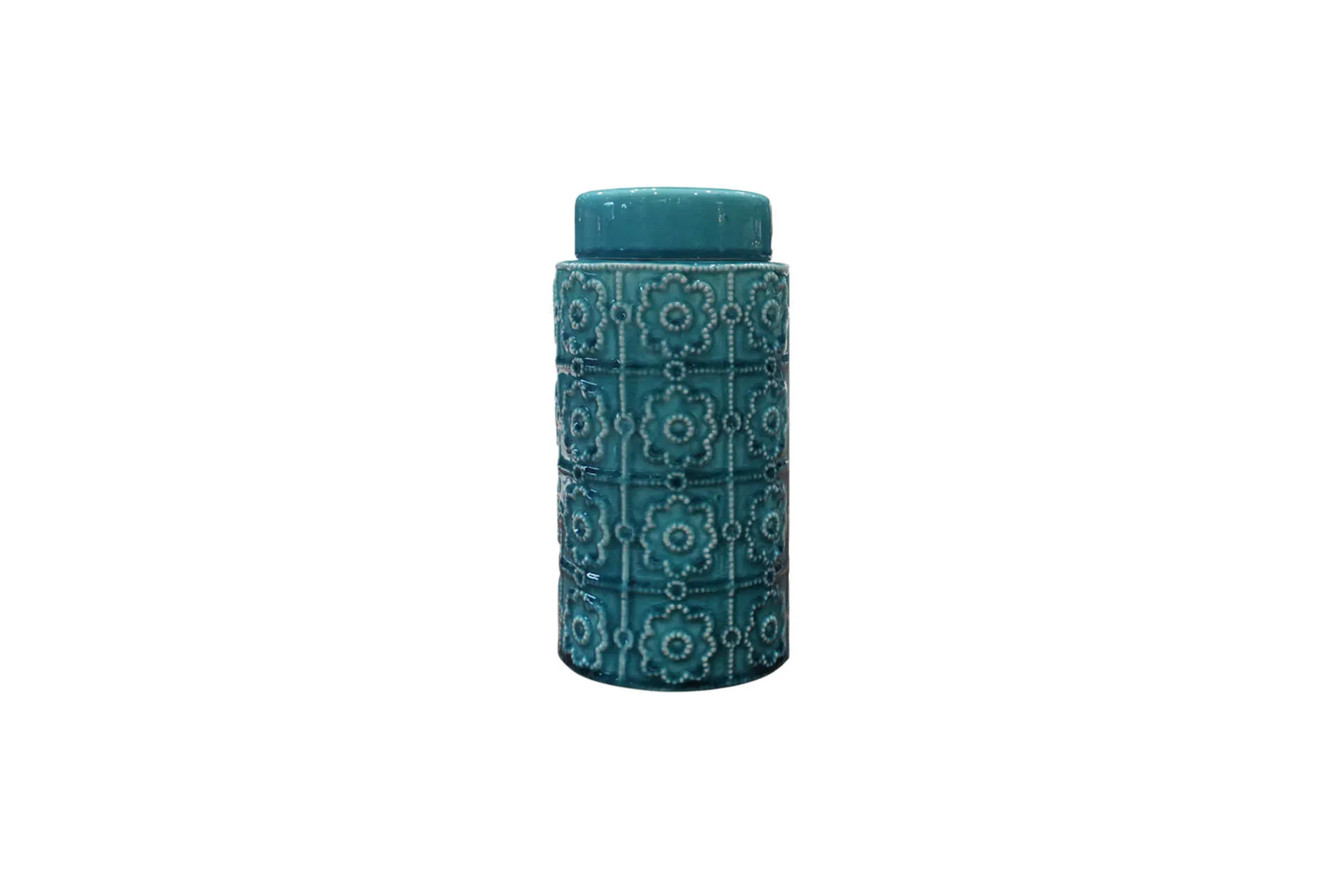 Home Decor Ceramic Decorate Jar V Design 23 Front View