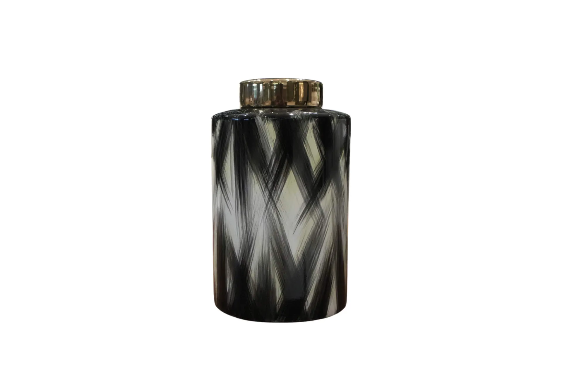 Home Decor Ceramic Decorate Jar V Design 27 Front View