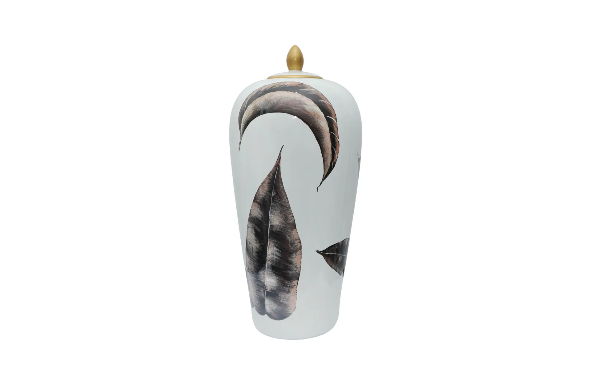 Home Decor Ceramic Decorate Jar V Design 34 Front View