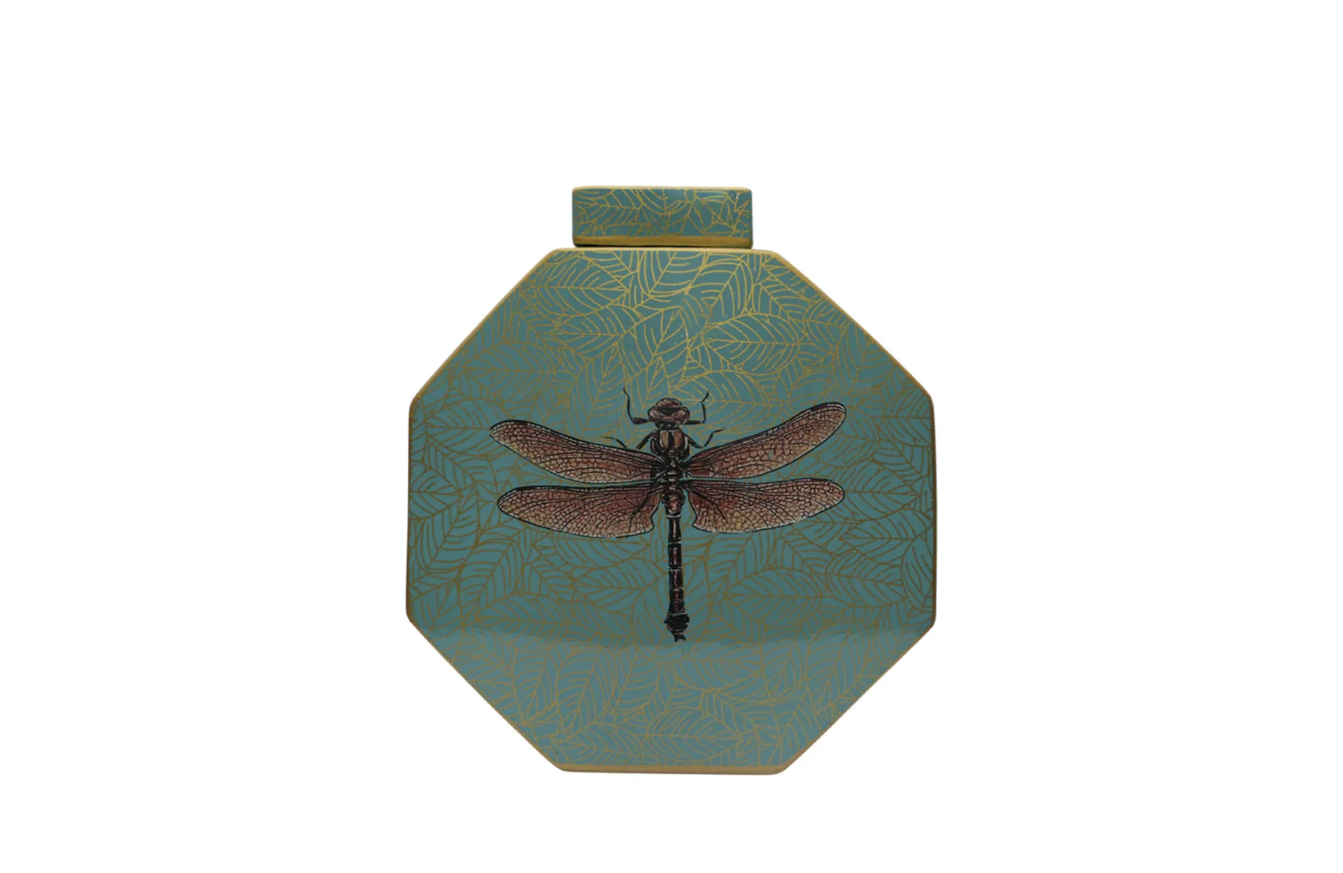 Home Decor Ceramic Decorate Jar V Design 35L Front View