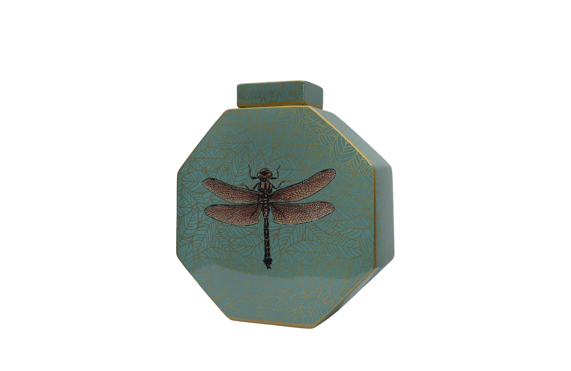 Home Decor Ceramic Decorate Jar V Design 35L Side View