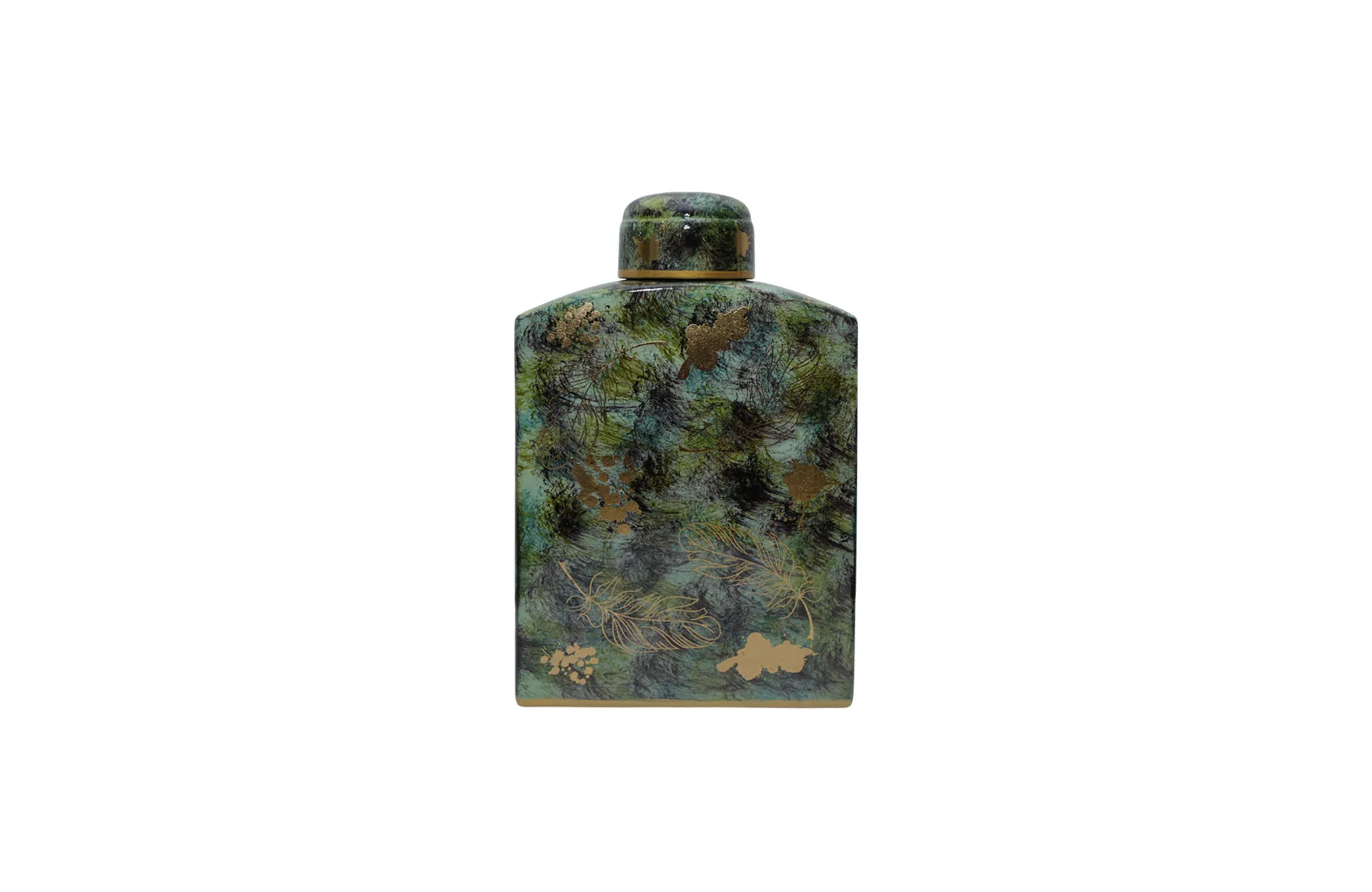 Home Decor Ceramic Decorate Jar V Design 37L Front View