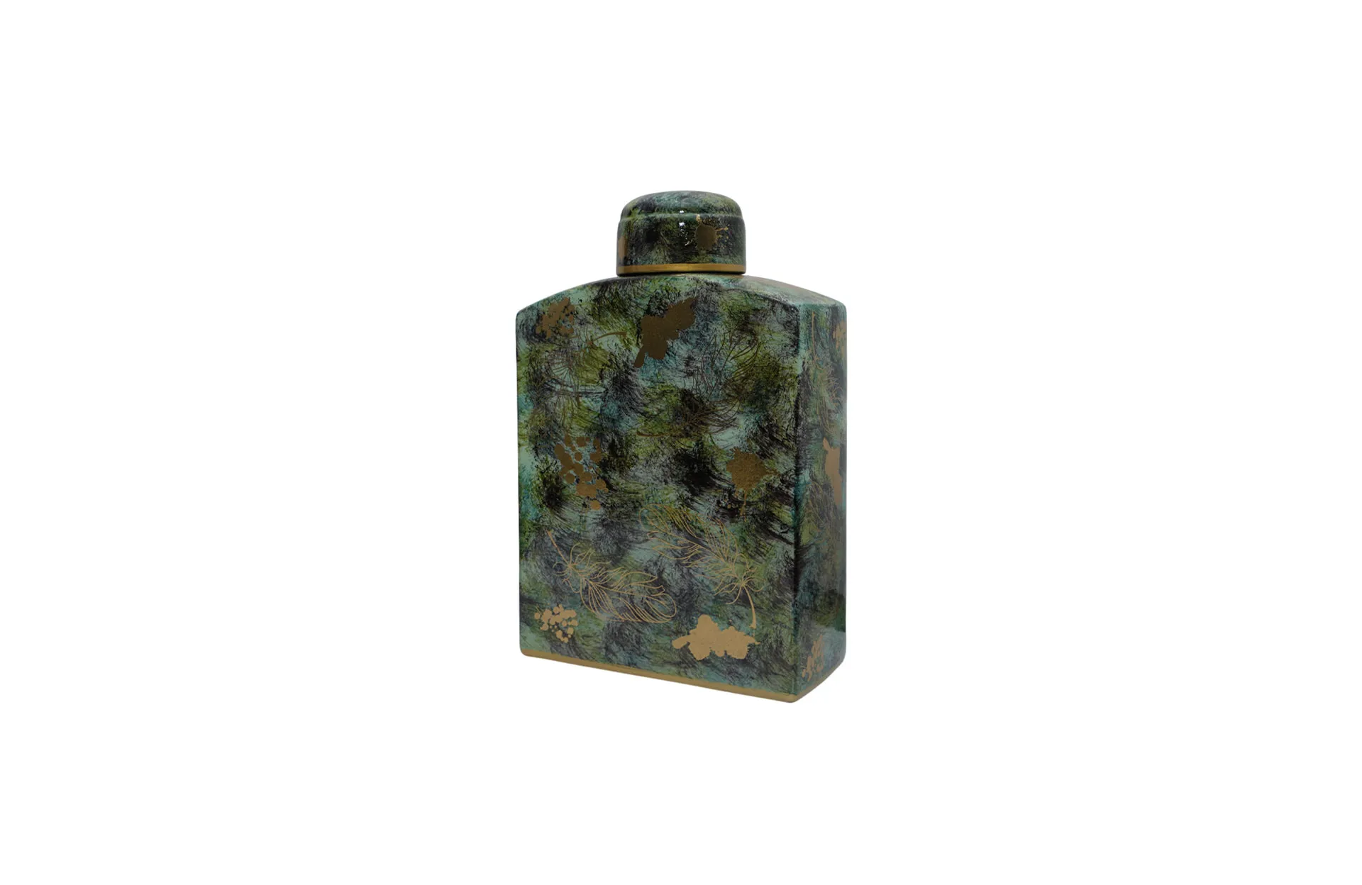 Home Decor Ceramic Decorate Jar V Design 37L Side View
