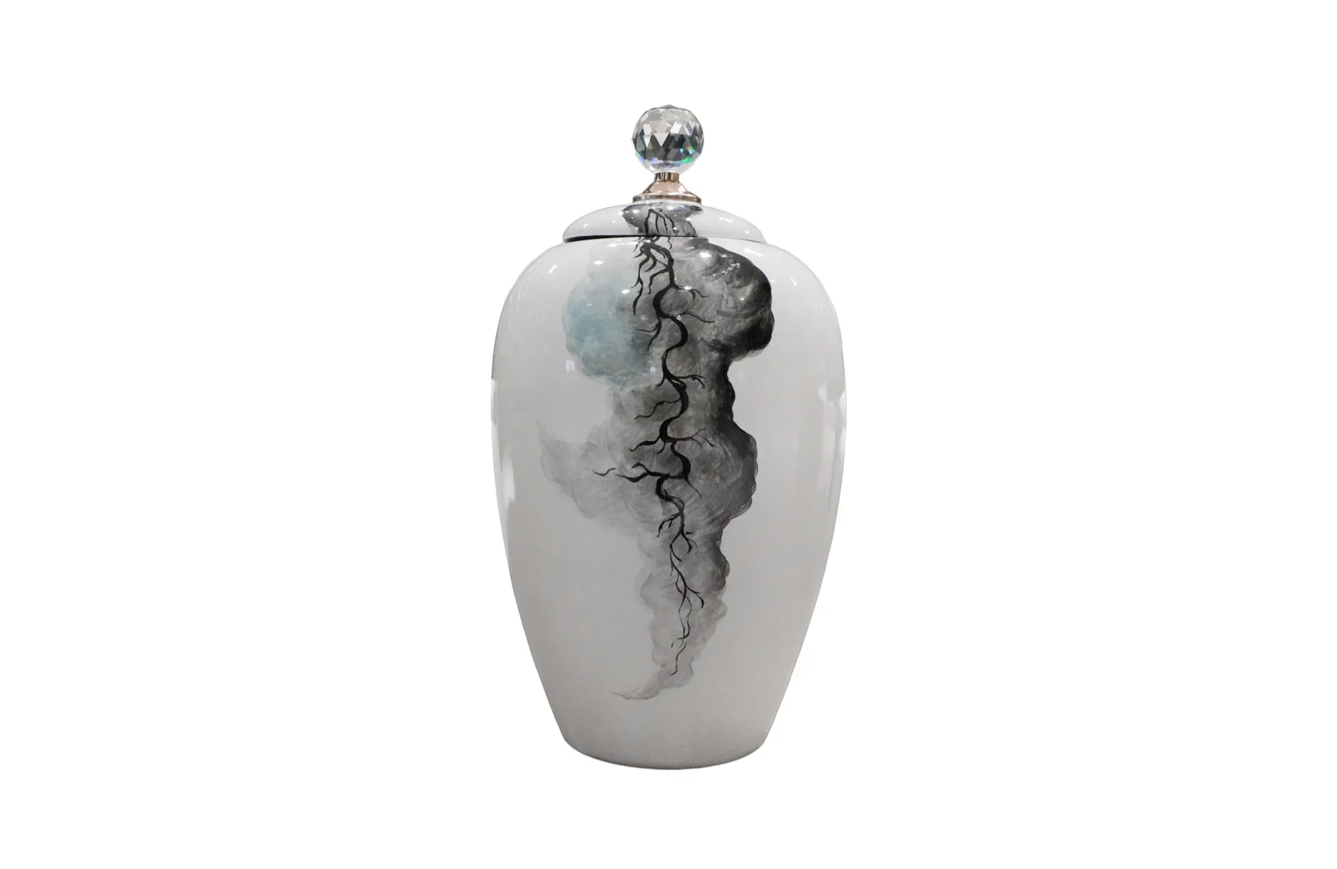 Home Decor Ceramic Decorate Jar V Design 42 Front View