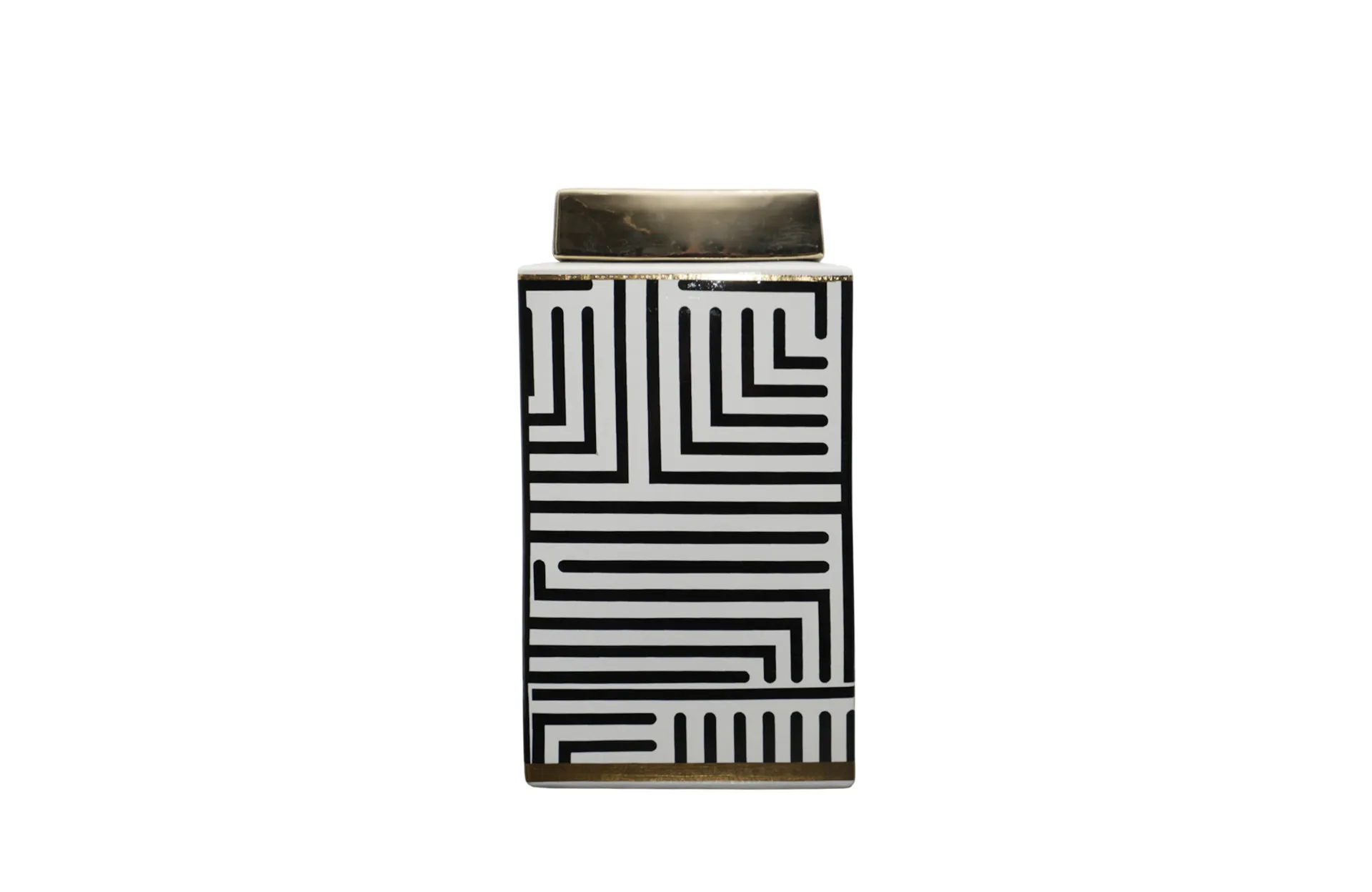 Home Decor Ceramic Decorate Jar V Design 47 Front View