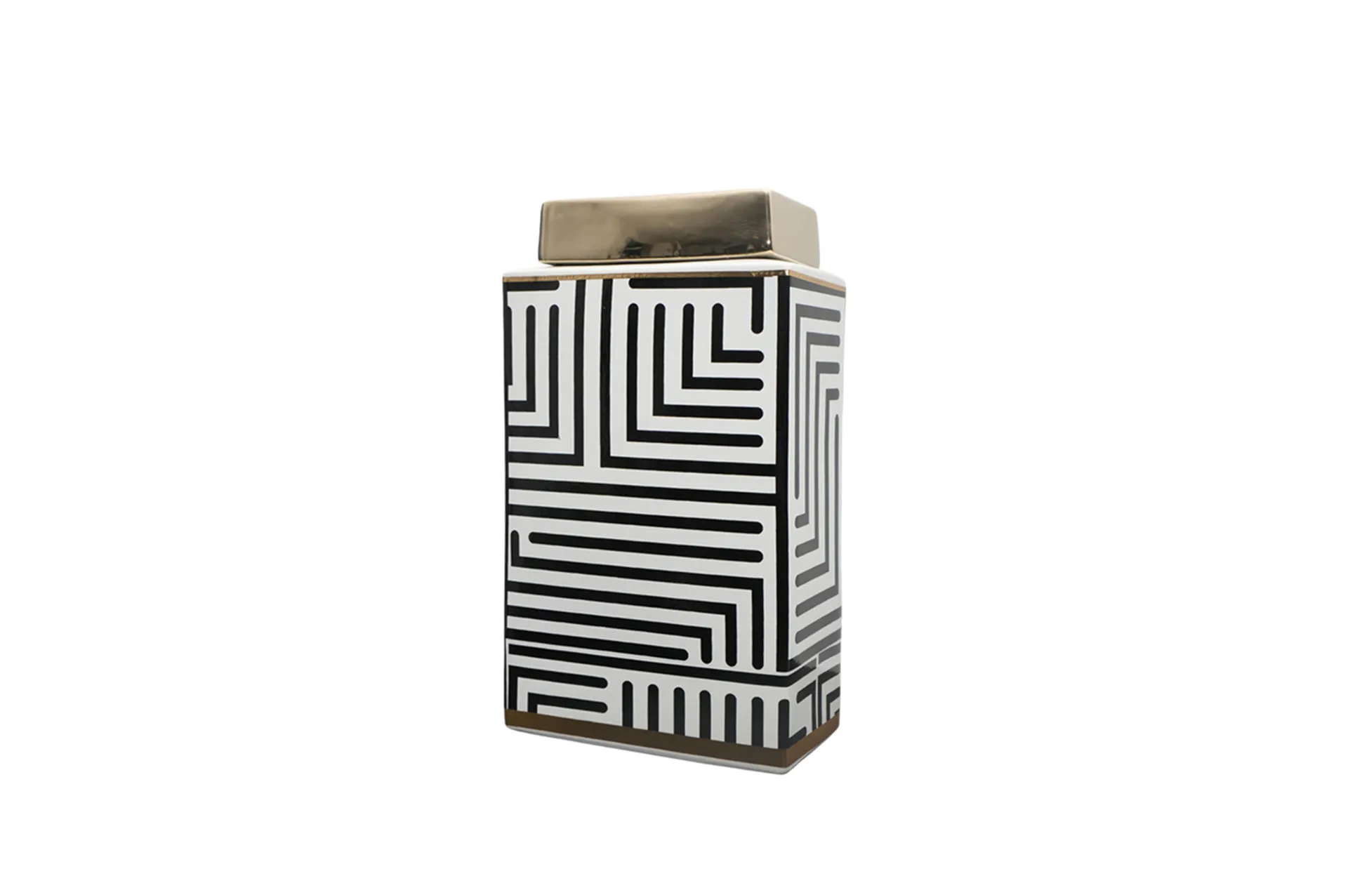 Home Decor Ceramic Decorate Jar V Design 47 Side View