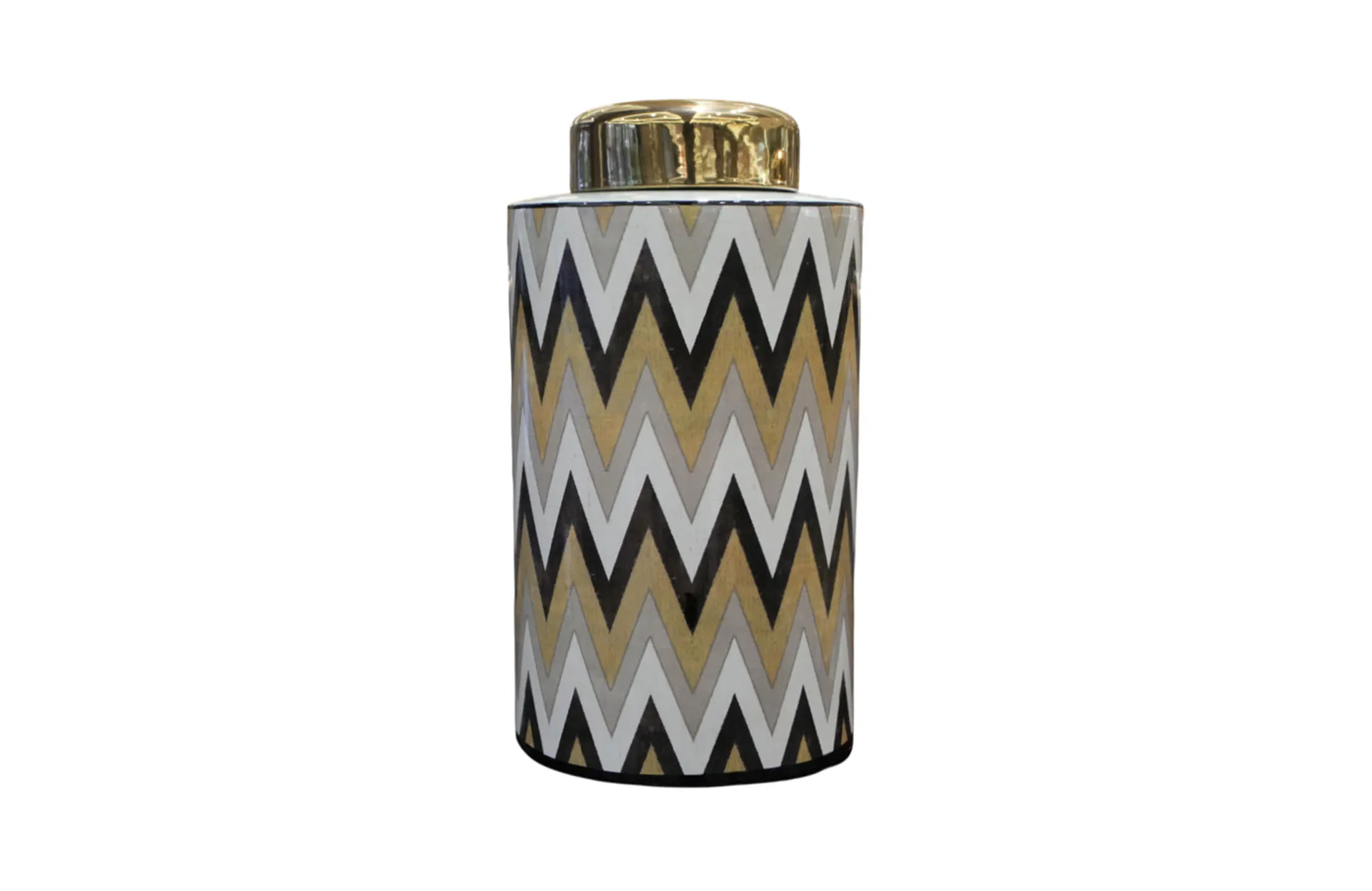 Home Decor Ceramic Decorate Jar V Design 48L Front View