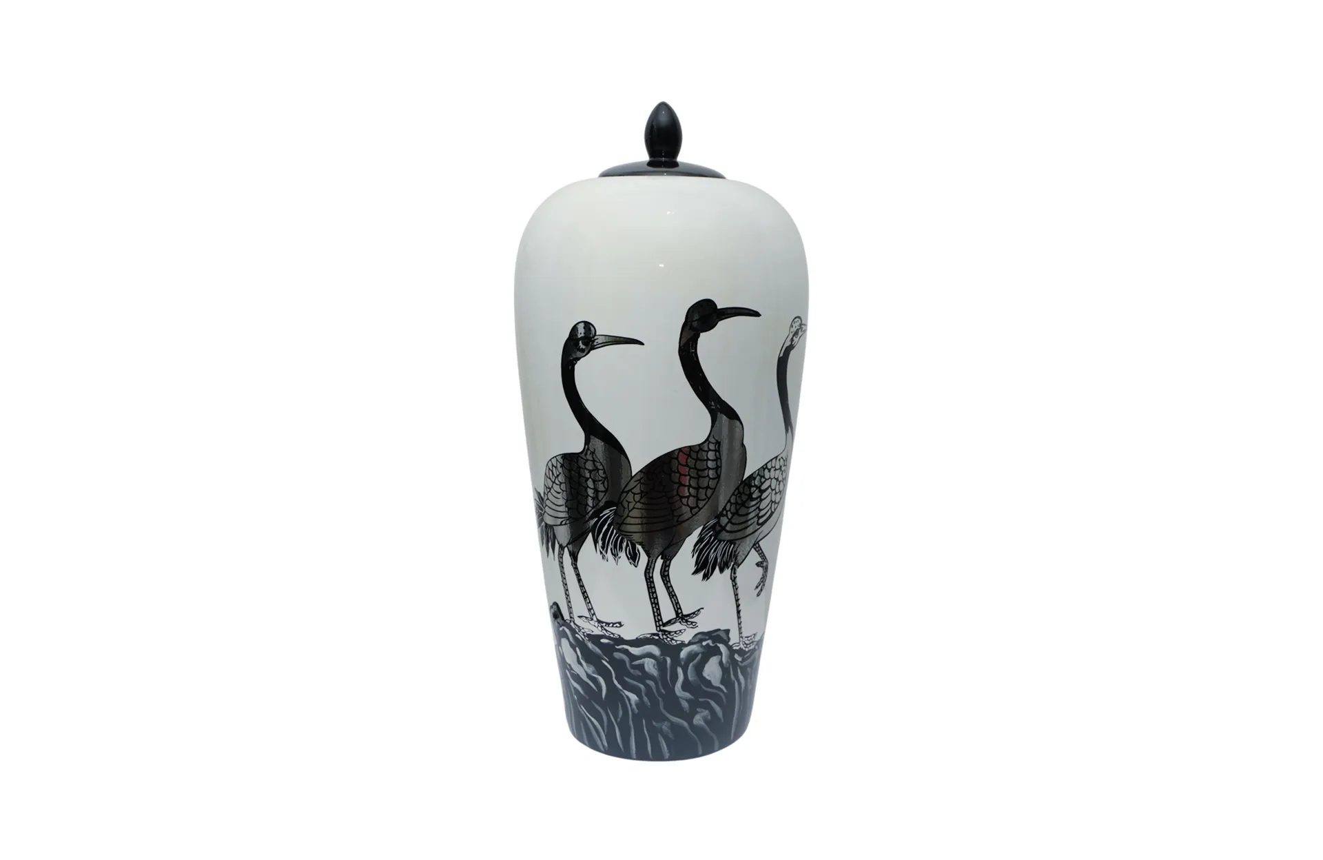 Home Decor Ceramic Decorate Jar V Design 49 Front View