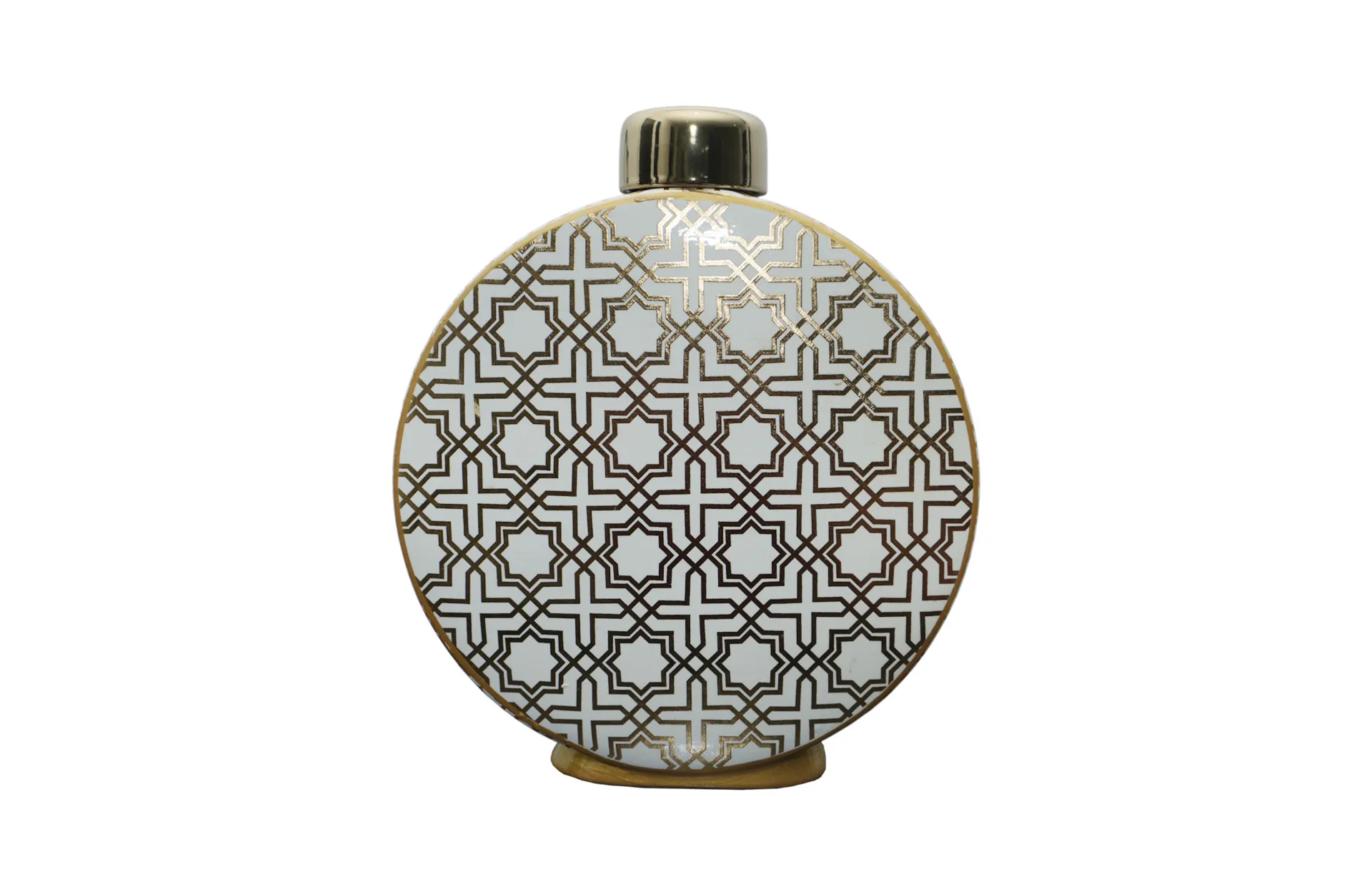 Home Decor Ceramic Decorate Jar V Design 50 Front View