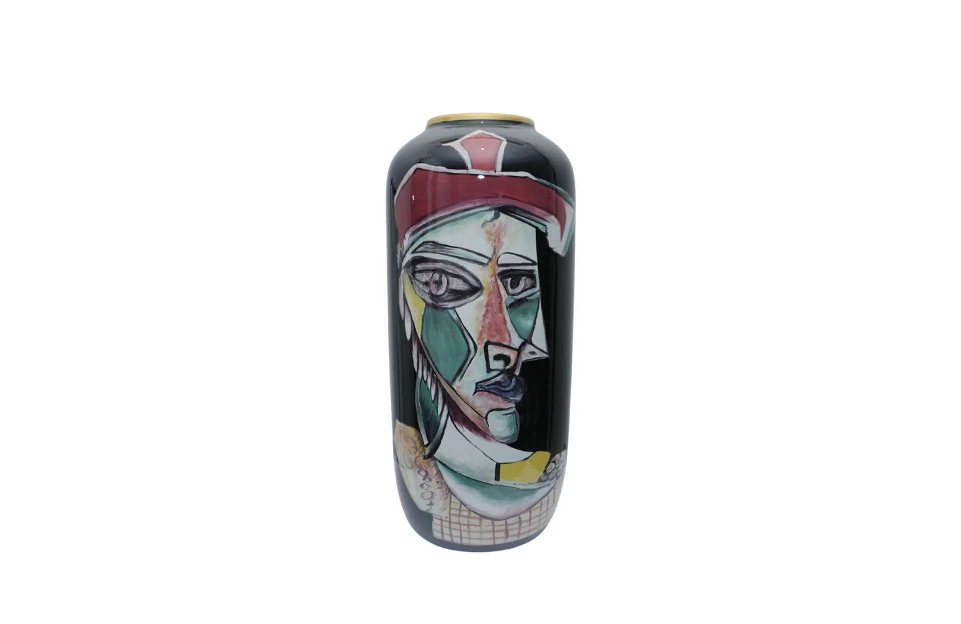 Home Decor Ceramic Vase V Design 36L Front View