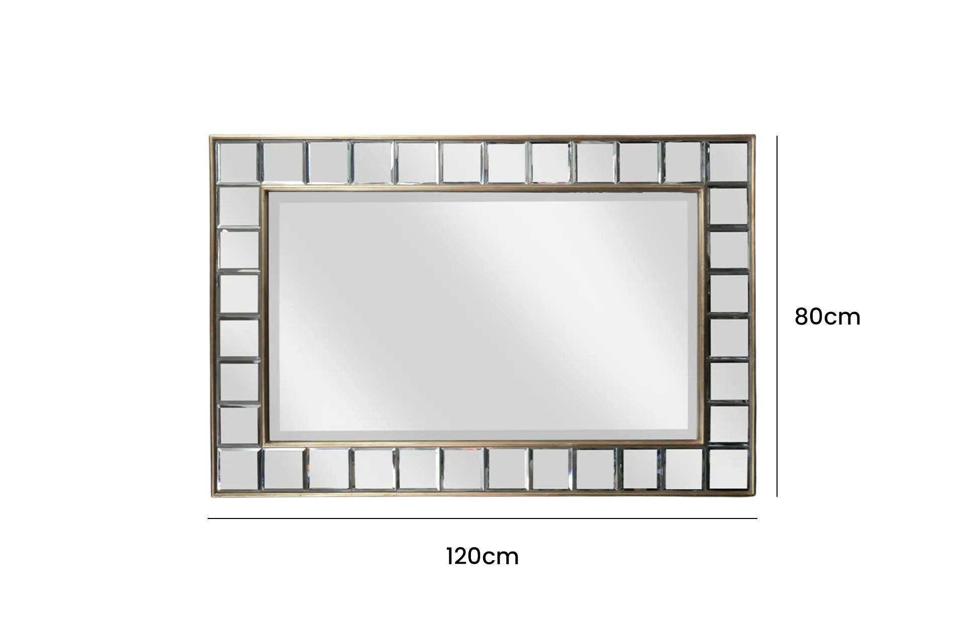 Home Decor 1121816 Mirror Small Front View Size