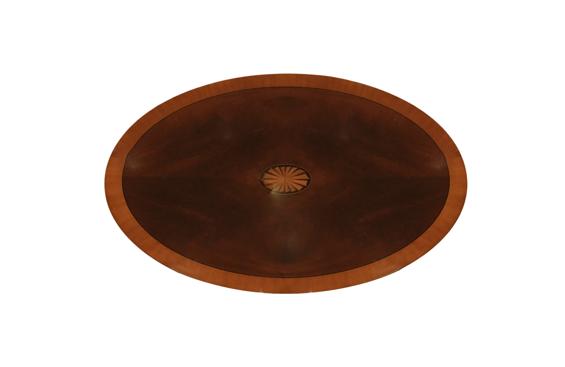 Home Decor Oval Coffee Table Crotch Top View
