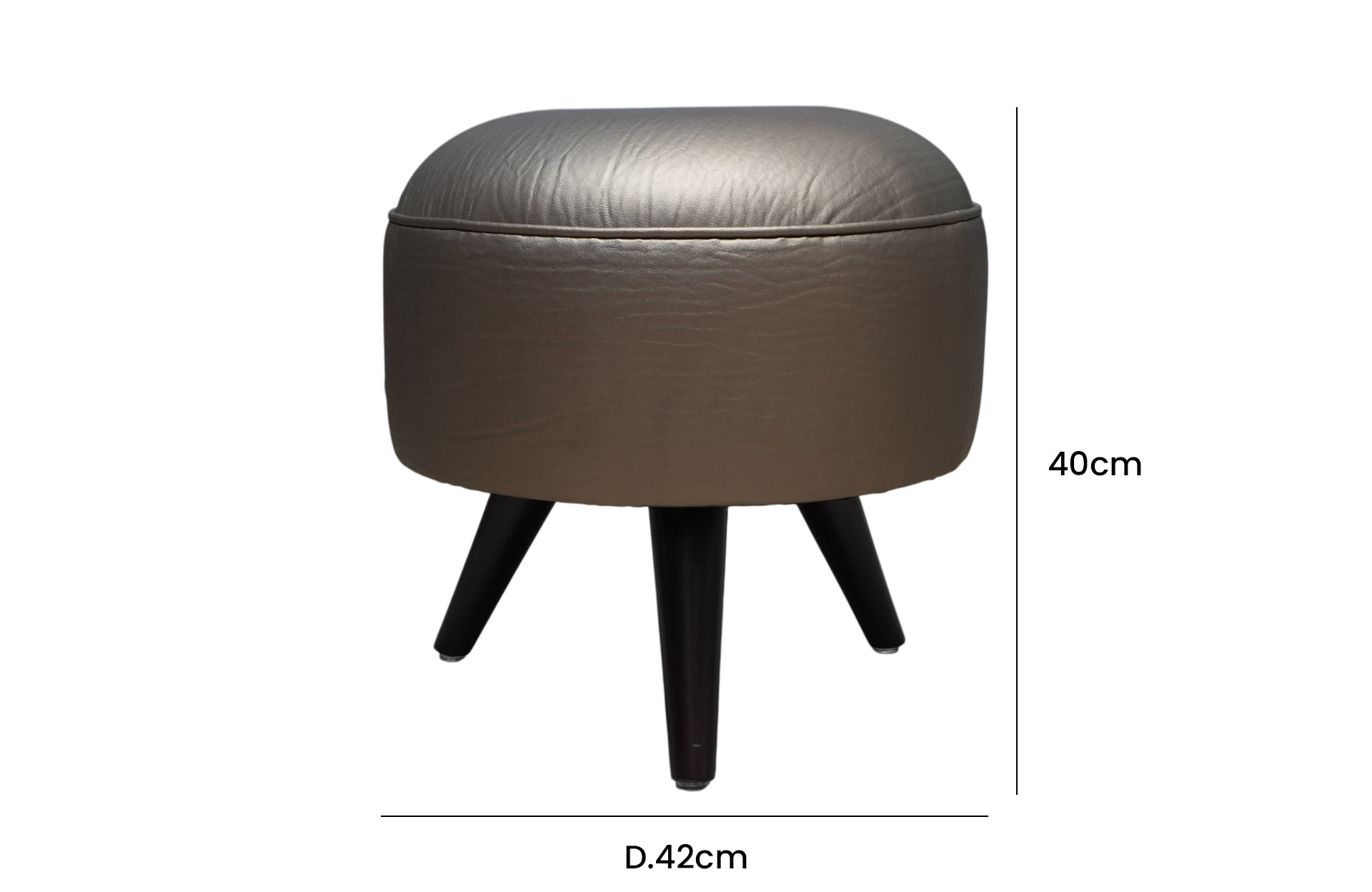 Home Decor Stool Florida Swivel BCM 10 Carat Side View Size