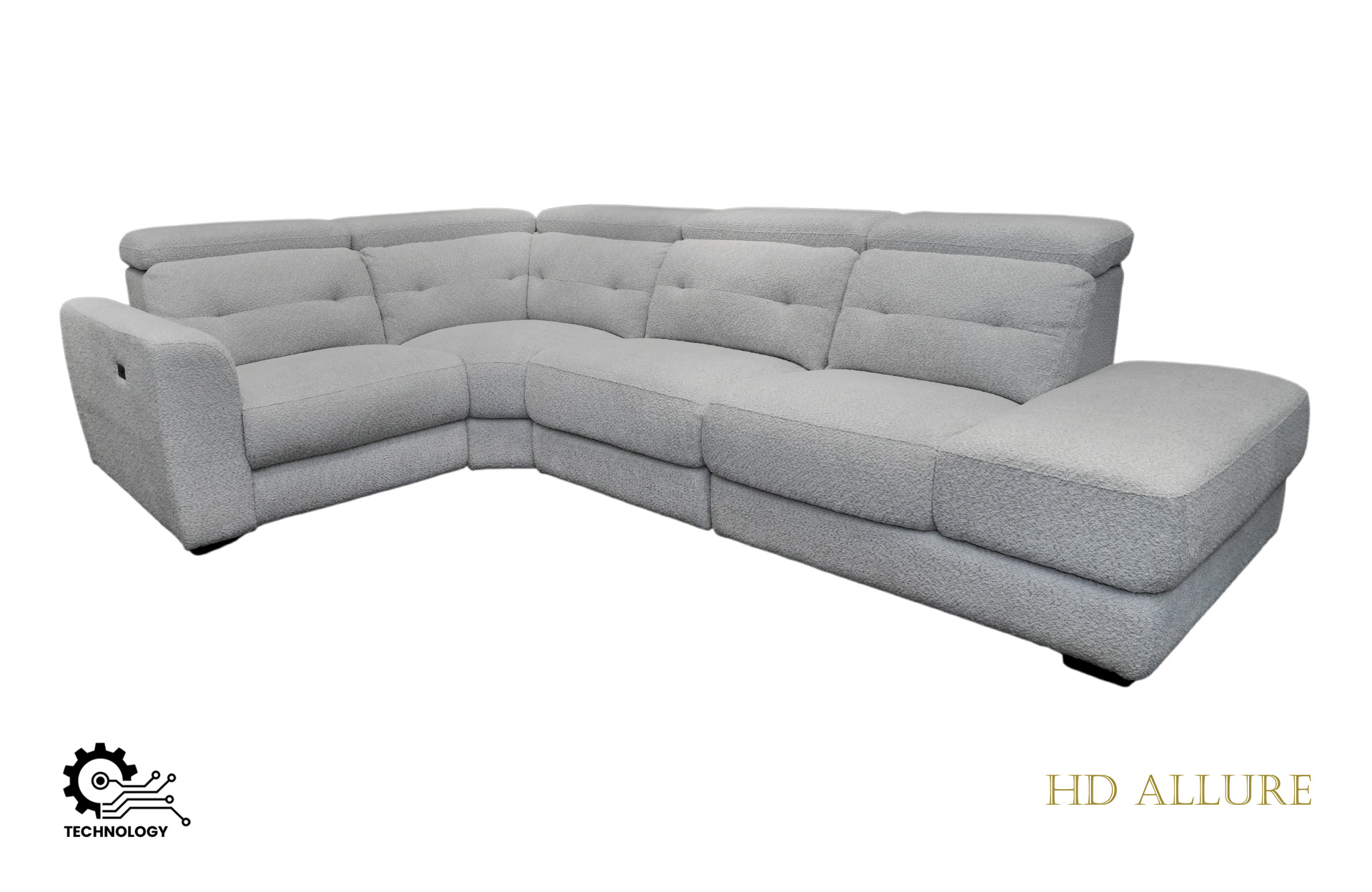Home Decor Celosia L Sofa Front View 1