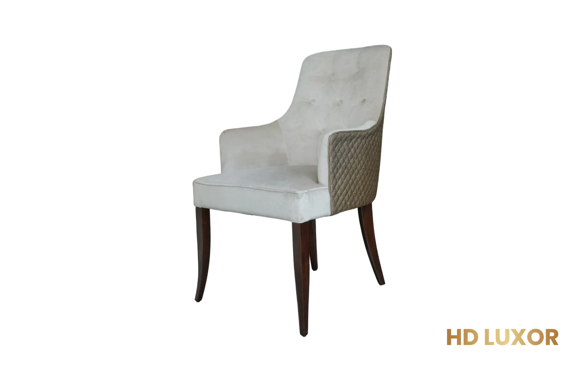 Home Decor Coda Dining Chair TV TL62 Plaster ( QUILT ) Side View