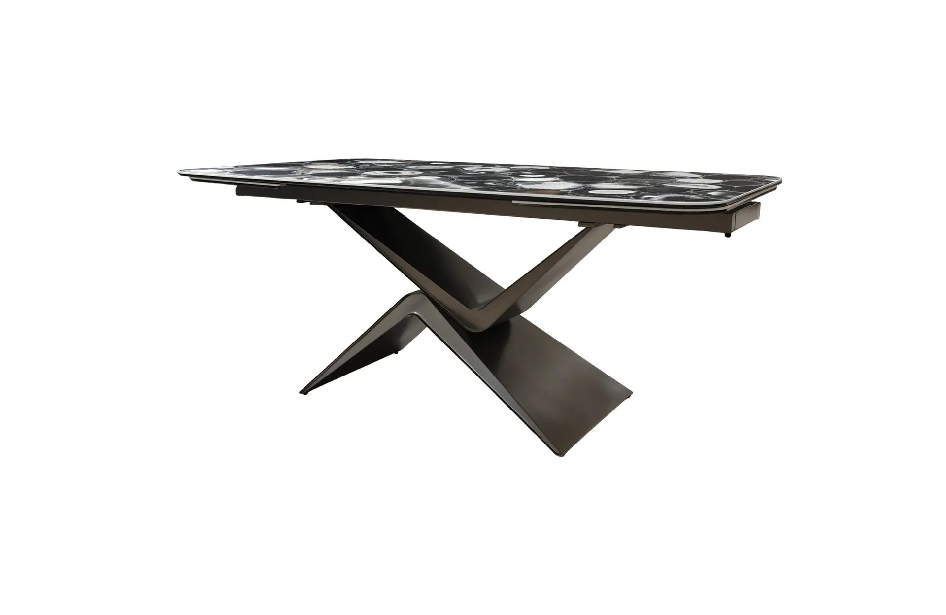 Home Decor Dining Table DT9527CI Side View 1