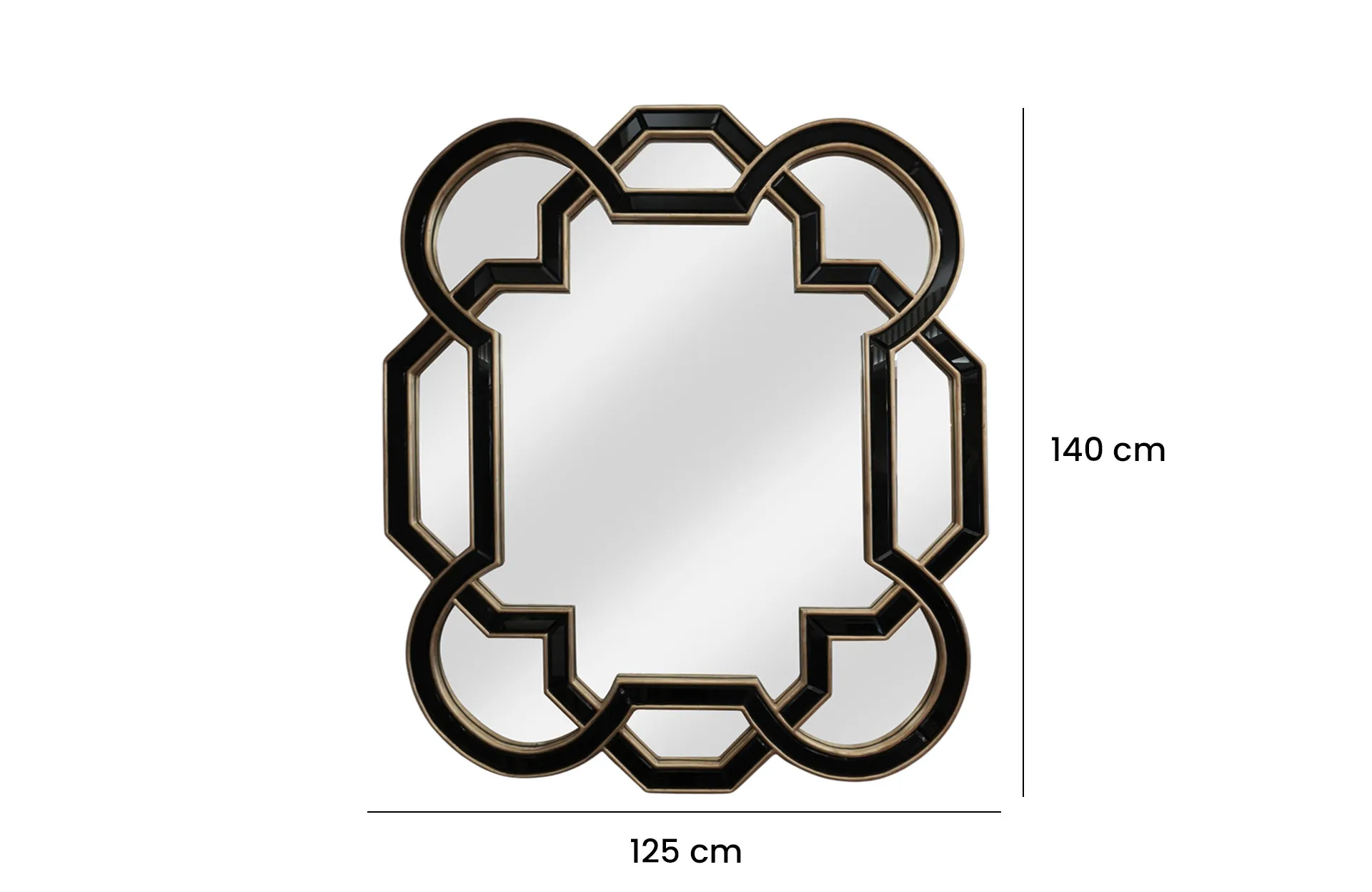 Home Decor Durres Mirror Front View Size