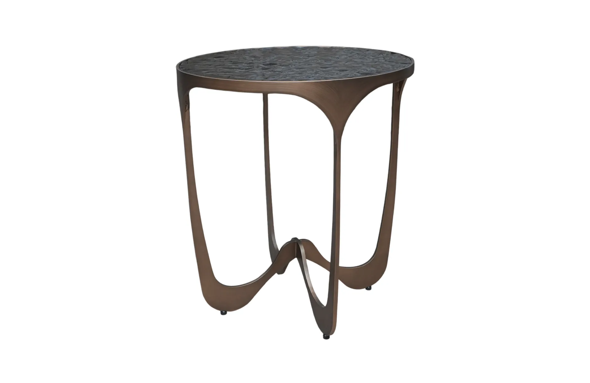 Home Decor End Table ET6182GI Side View