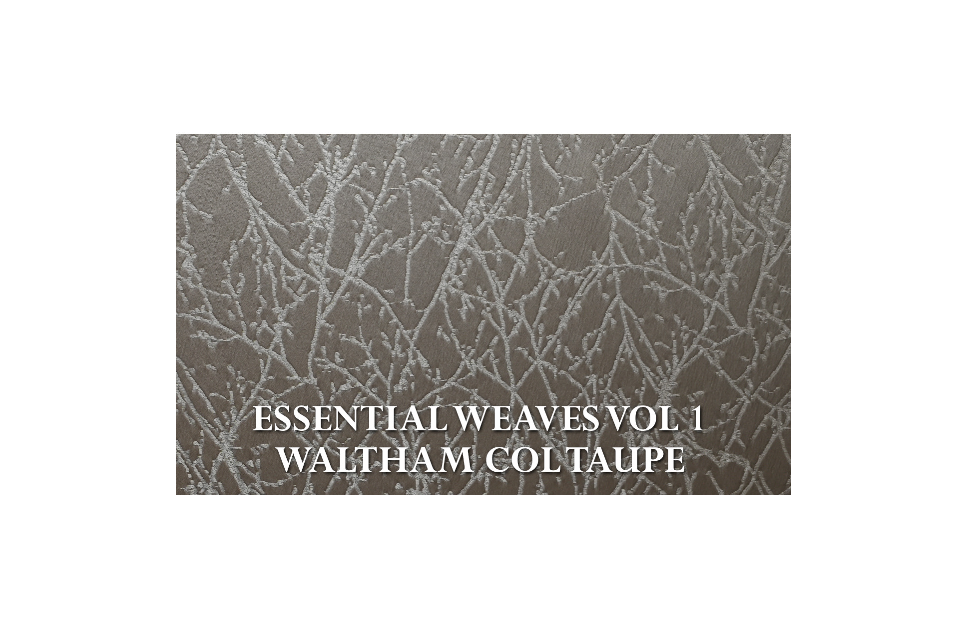 Home Decor Matilda Sofa MV 10 Earth Fabric View Essential Weaves vol 1 Waltham col Taupe