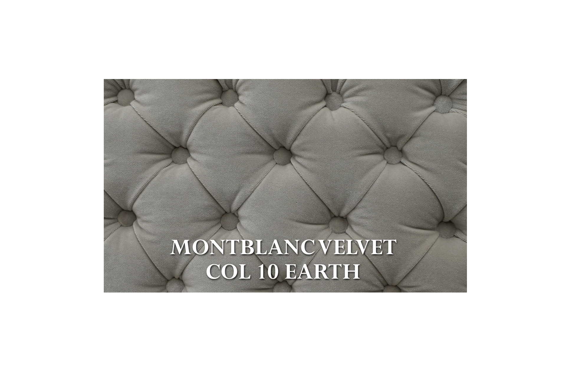 Home Decor Matilda Sofa MV 10 Earth Fabric View Montblanc Velvet col 10 Earth