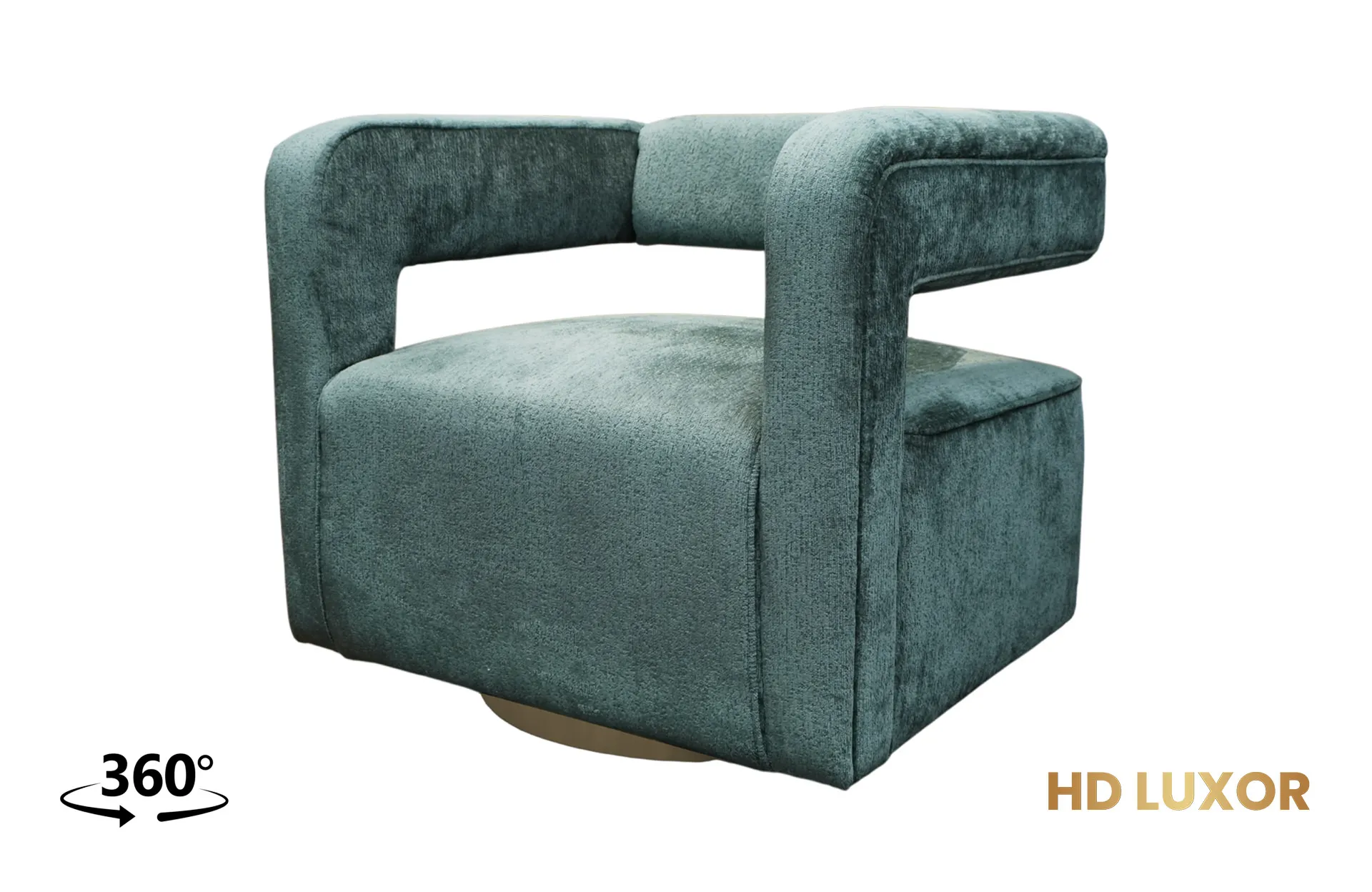 Home Decor Mencer Swivel Armchair ZRW Side View