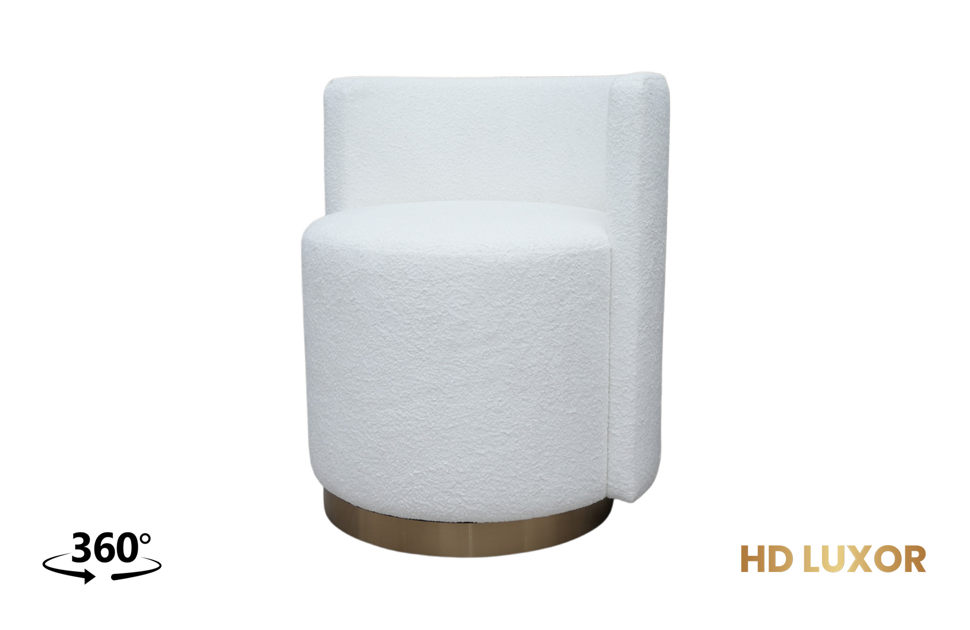 Home Decor Vanity Chair P 7019 -01 Side View