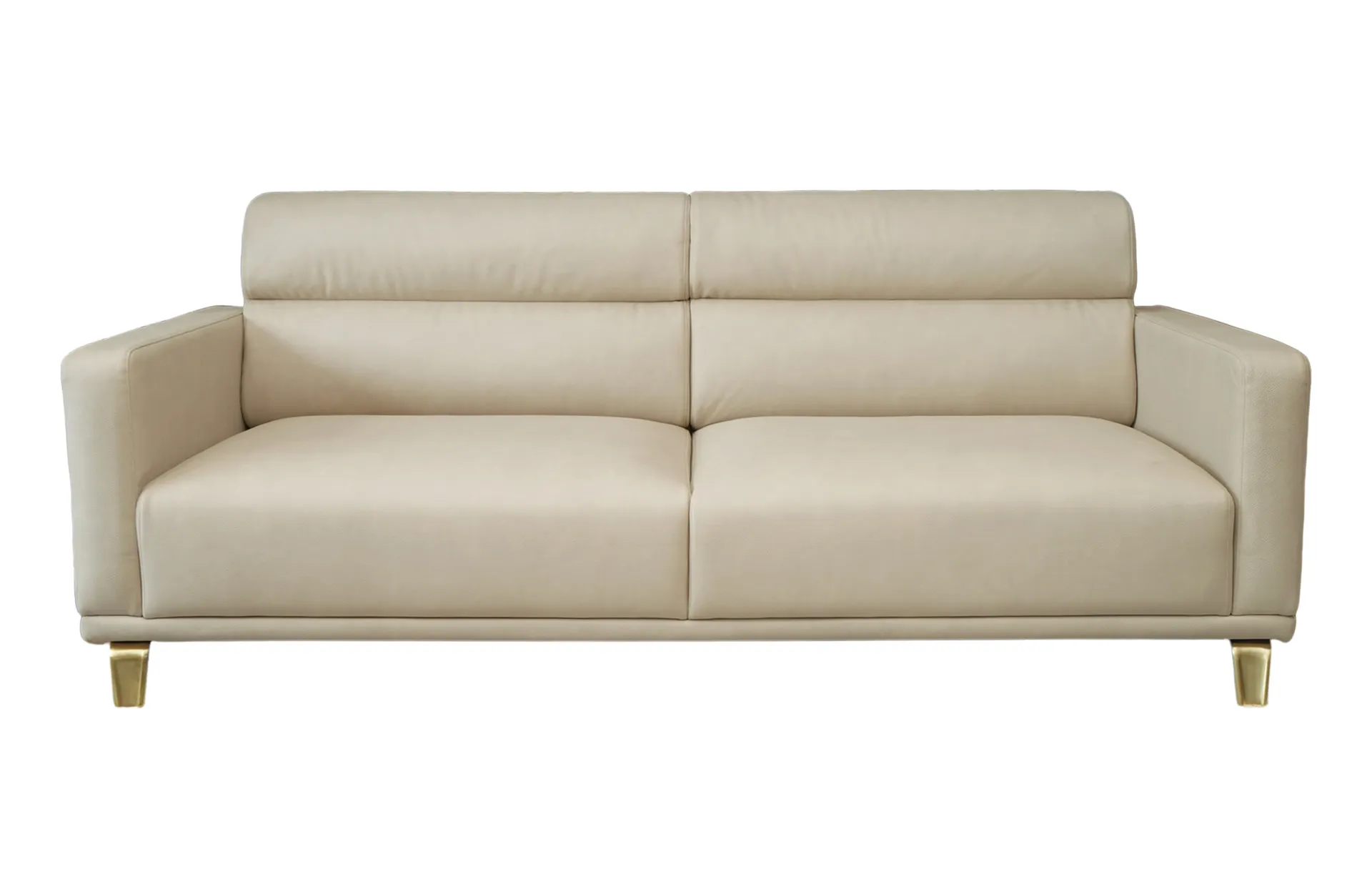 Home Decor Aksay Sofa BLR 16 Sand Front View