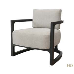 Home Decor Armchair Marbella Mars Linen Side View