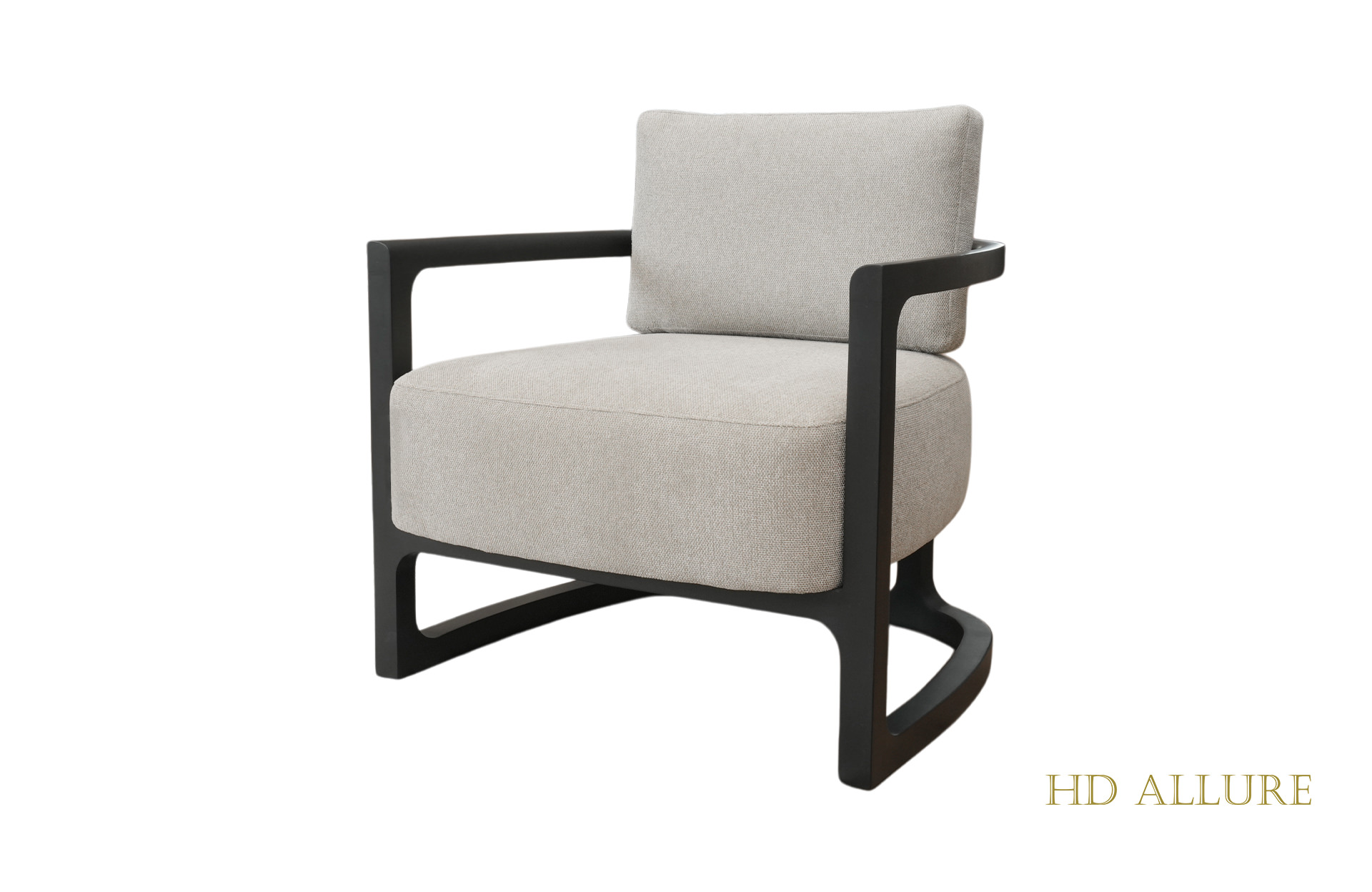 Home Decor Armchair Marbella Mars Linen Side View